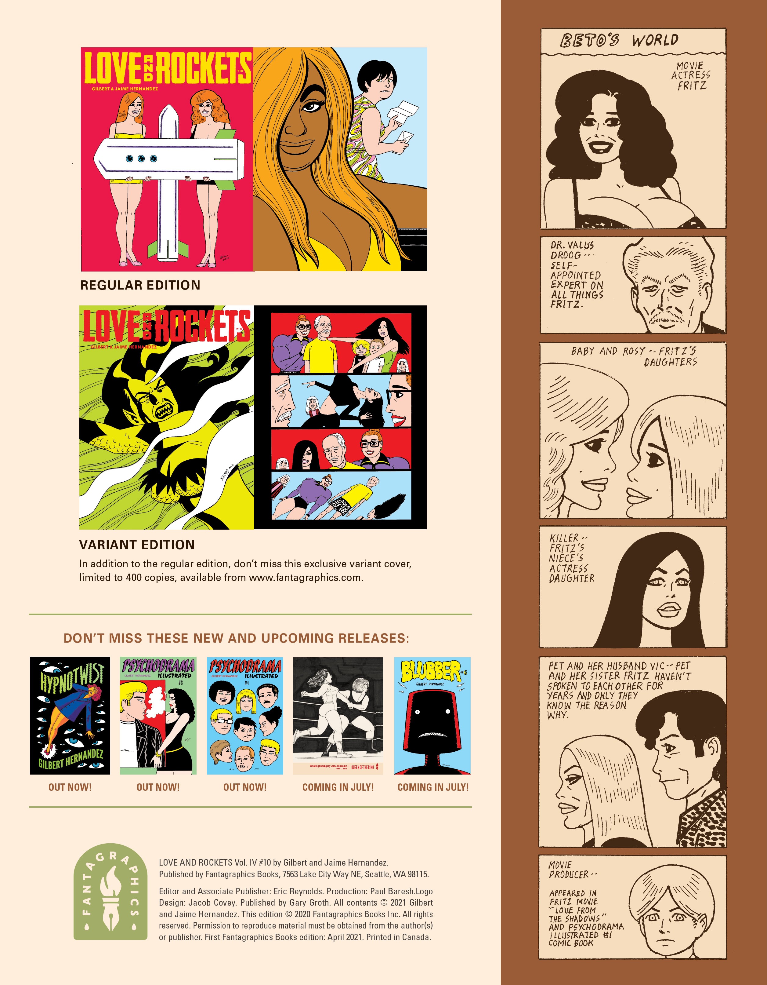 Read online Love and Rockets (2016) comic -  Issue #10 - 2