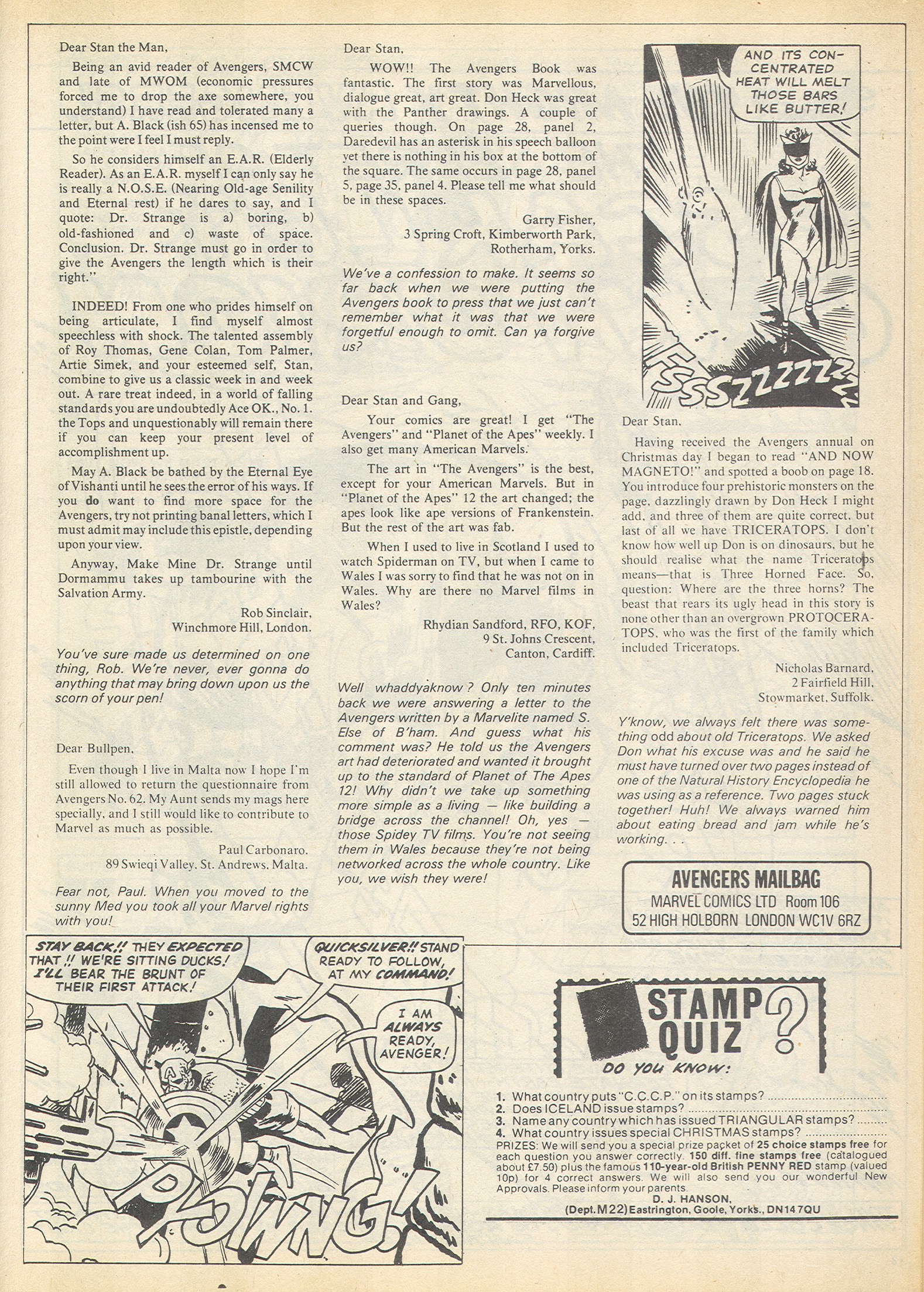 Read online The Avengers (1973) comic -  Issue #81 - 11