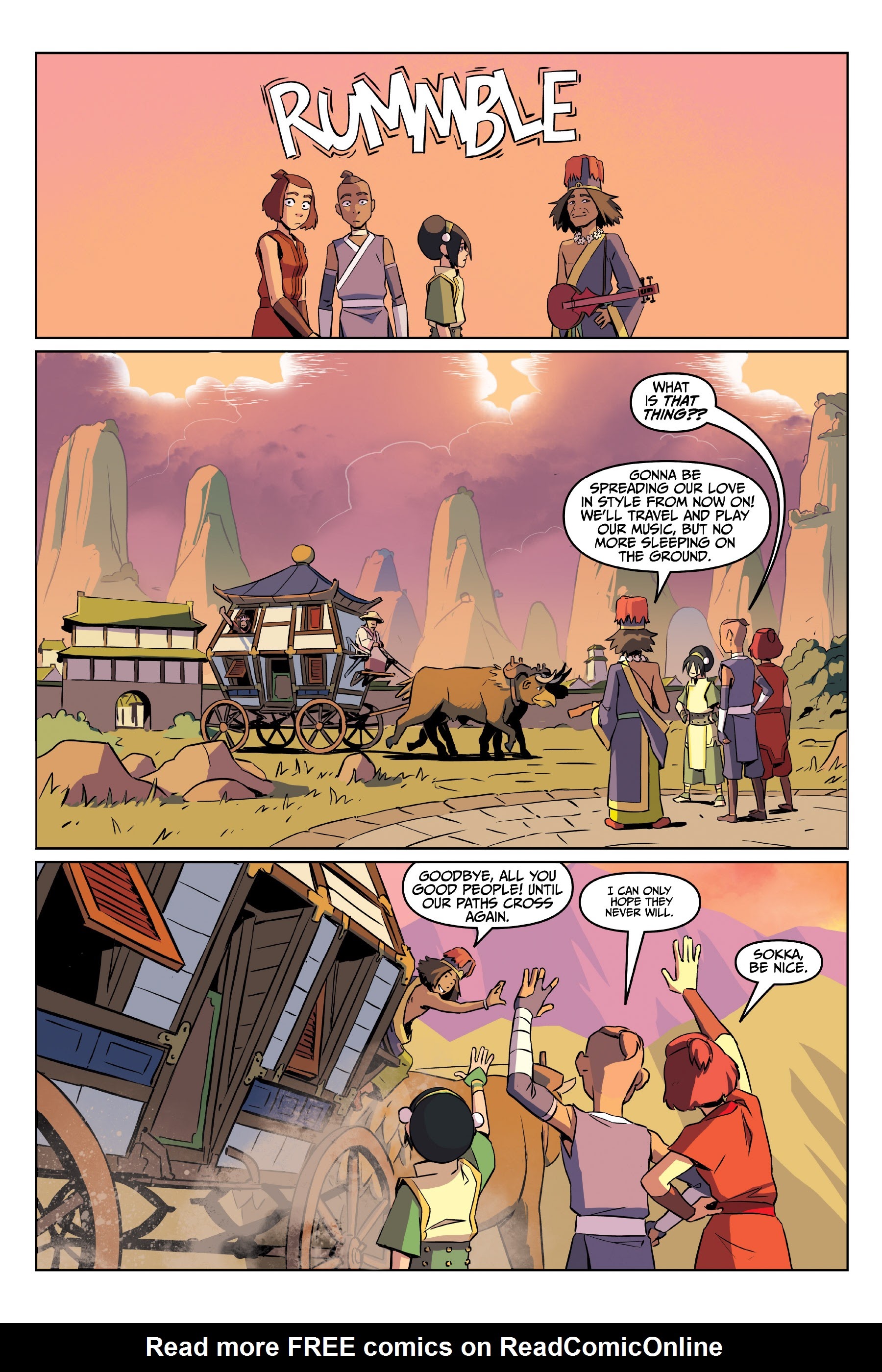 Read online Nickelodeon Avatar: The Last Airbender - Toph Beifong's Metalbending Academy comic -  Issue # TPB - 75