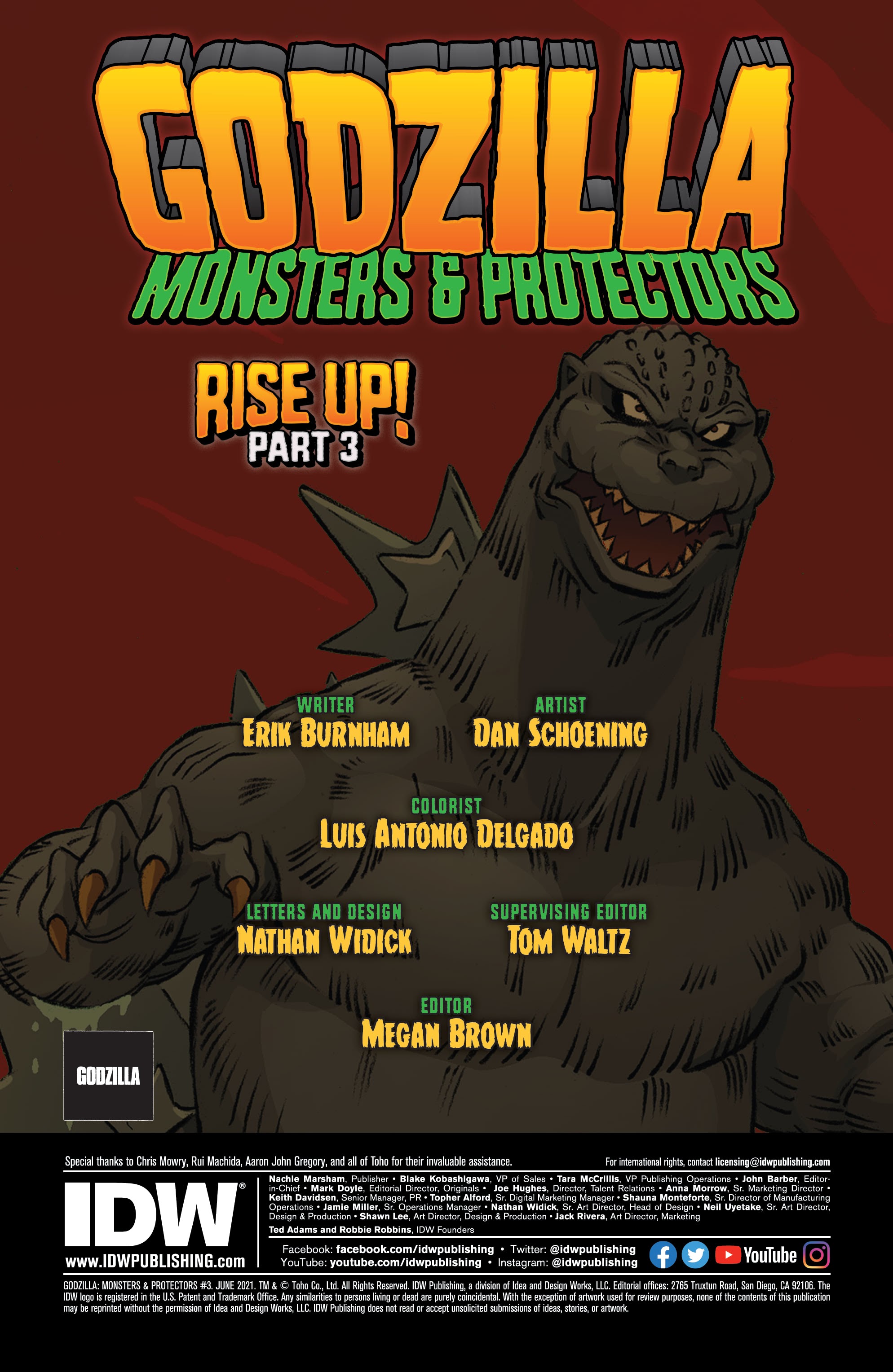 Read online Godzilla: Monsters & Protectors comic -  Issue #3 - 2