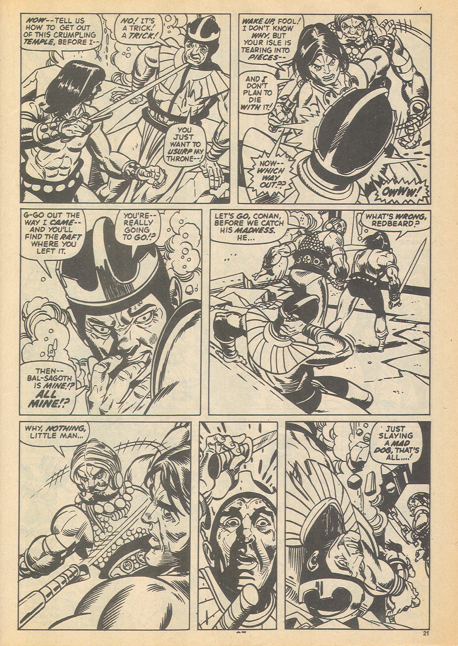 Read online The Savage Sword of Conan (1975) comic -  Issue #18 - 21