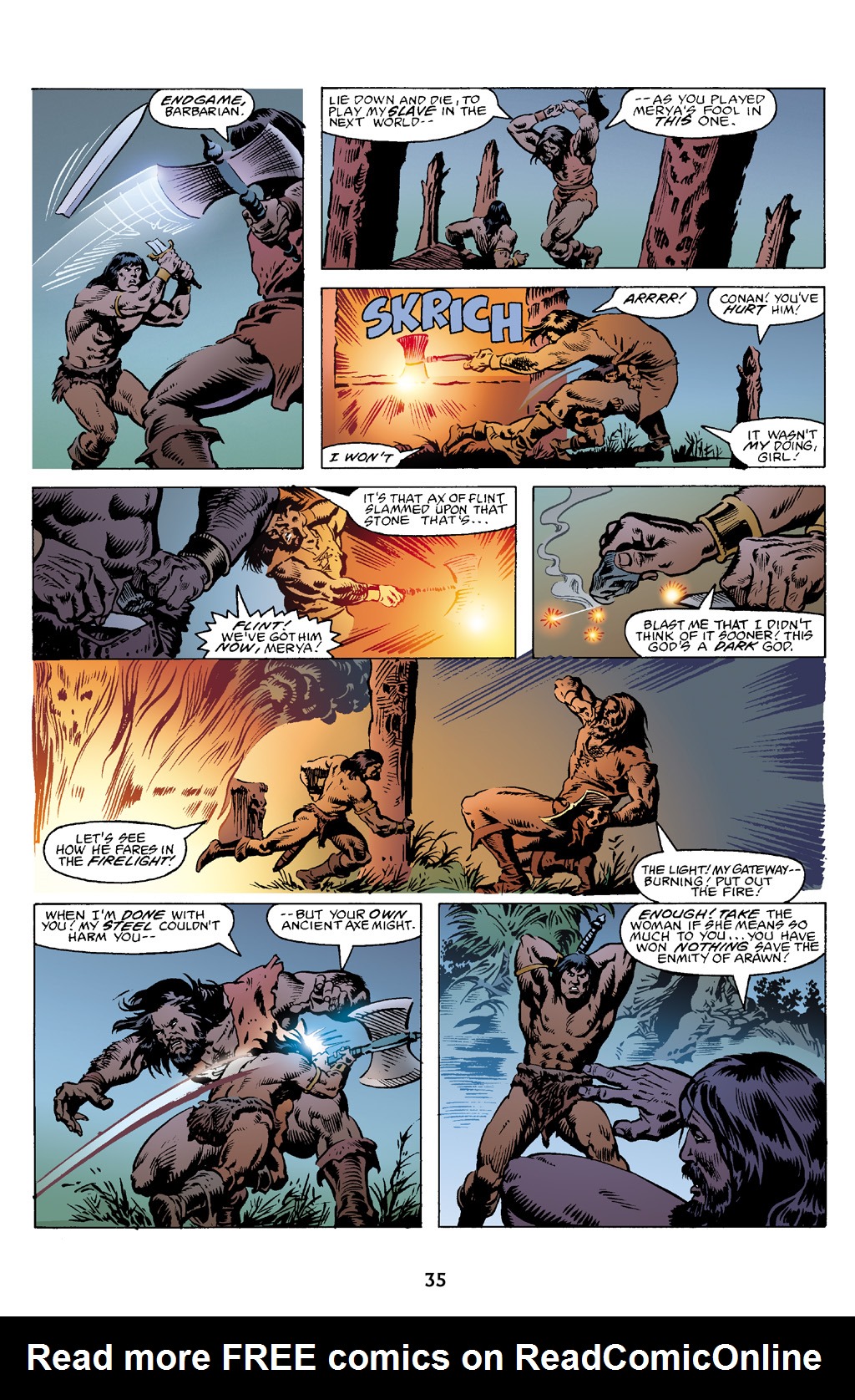 Read online The Chronicles of Conan comic -  Issue # TPB 18 (Part 1) - 36