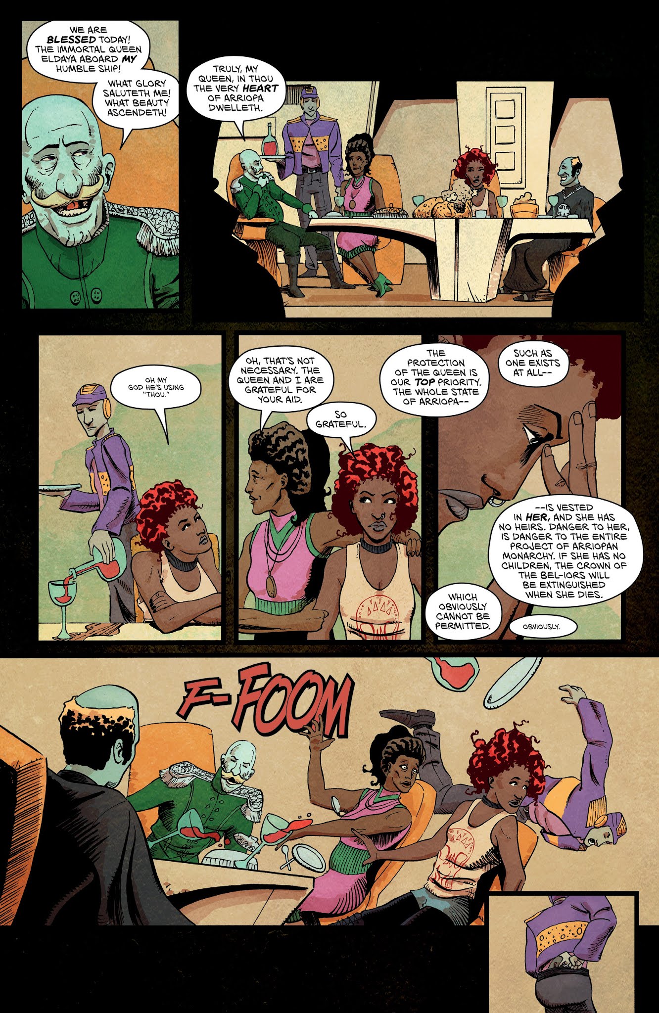 Read online Vagrant Queen comic -  Issue #4 - 17