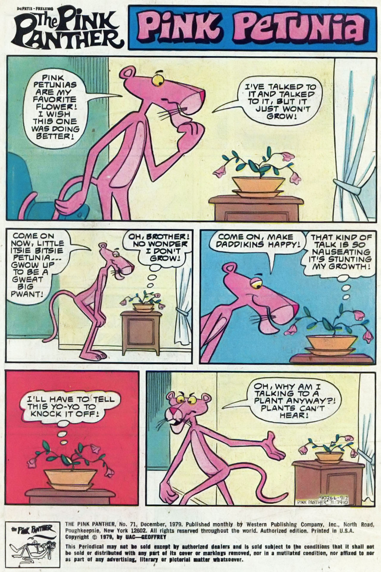 Read online The Pink Panther (1971) comic -  Issue #71 - 3