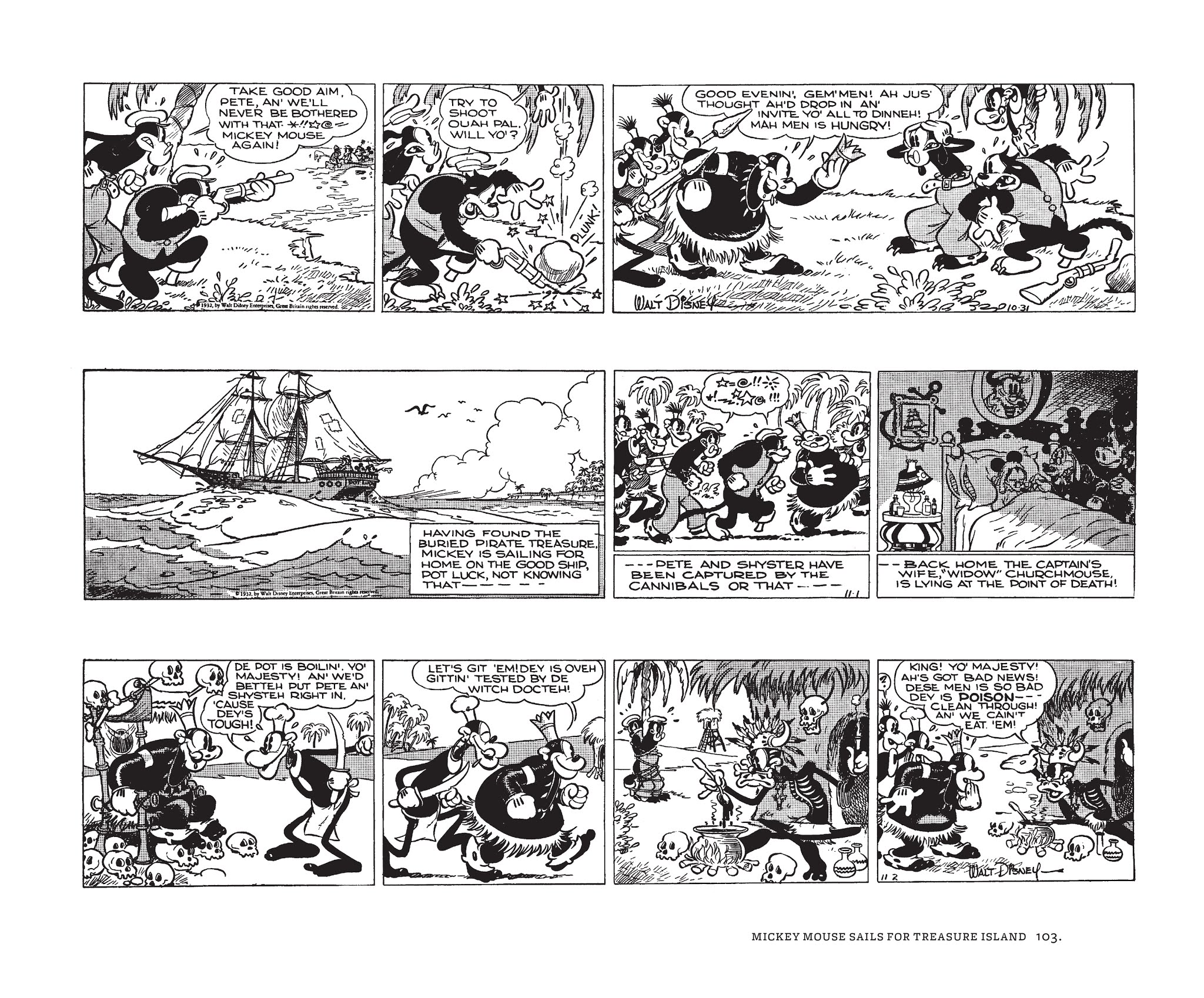 Read online Walt Disney's Mickey Mouse by Floyd Gottfredson comic -  Issue # TPB 2 (Part 2) - 3