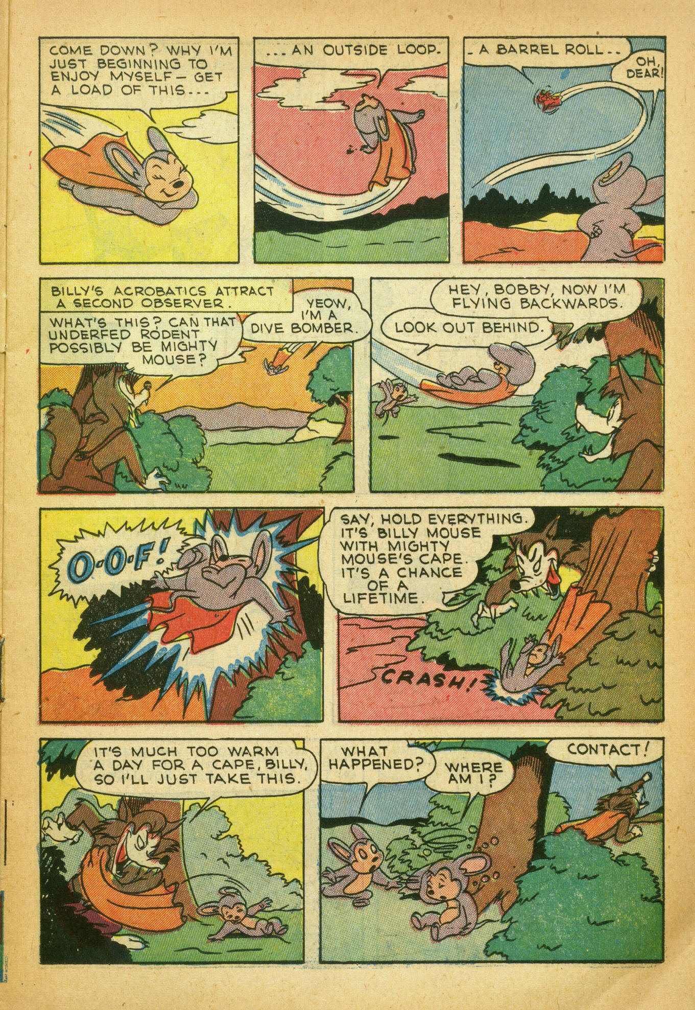 Read online Paul Terry's Mighty Mouse Comics comic -  Issue #39 - 45