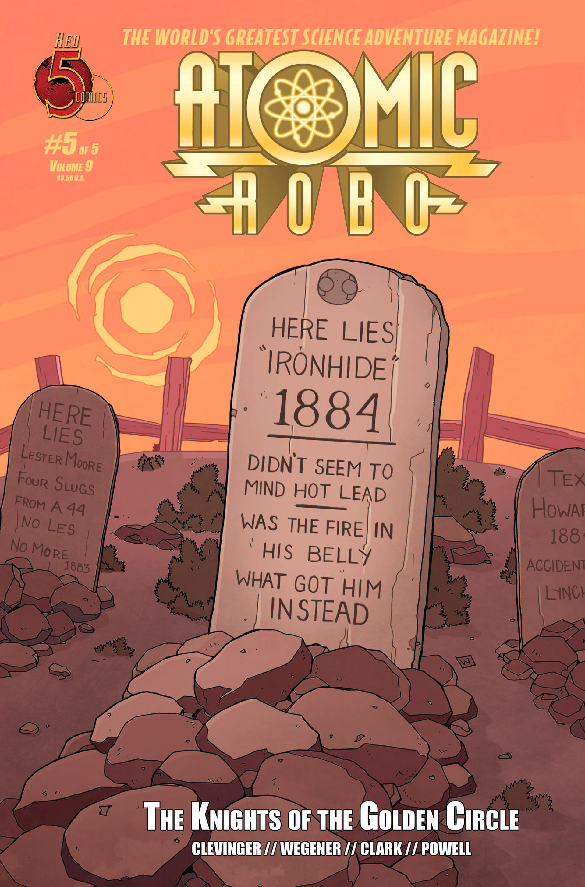 Read online Atomic Robo and the Knights of the Golden Circle comic -  Issue #5 - 1