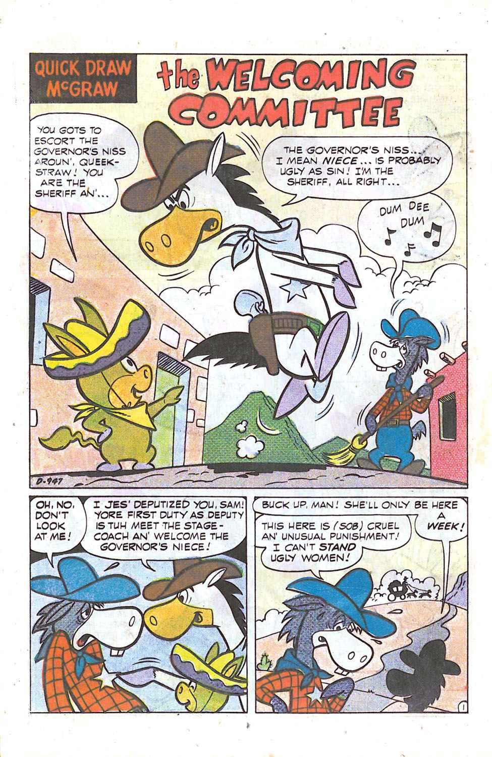 Read online Quick Draw McGraw comic -  Issue #5 - 10