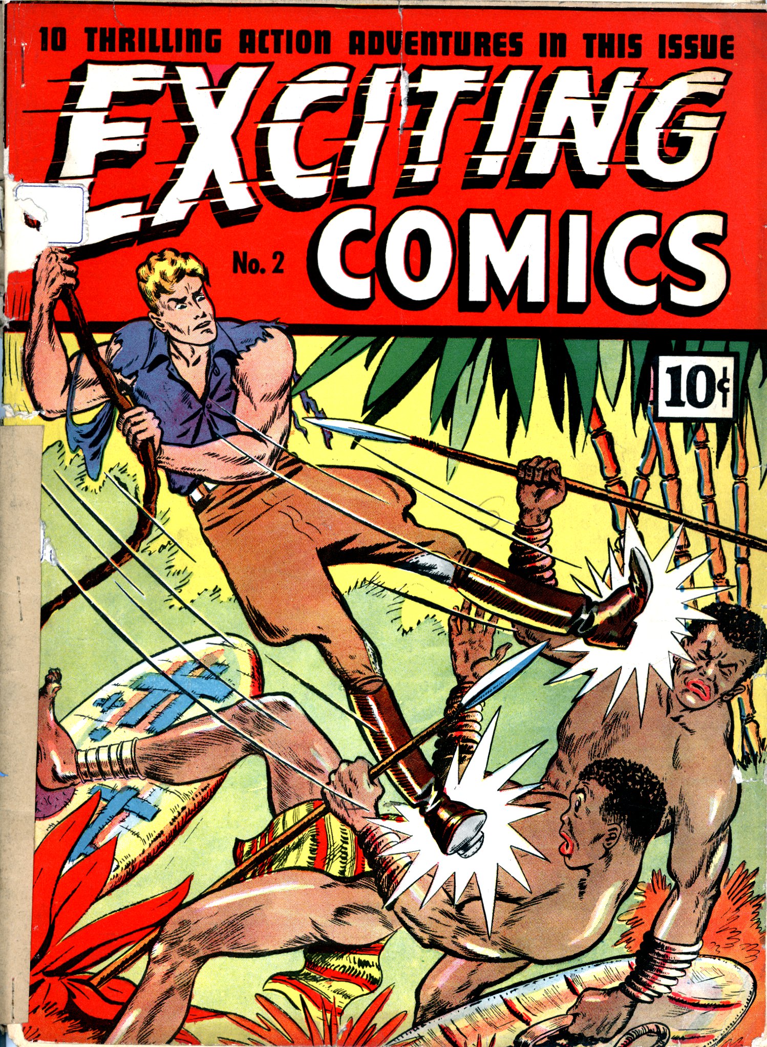 Read online Exciting Comics comic -  Issue #2 - 1