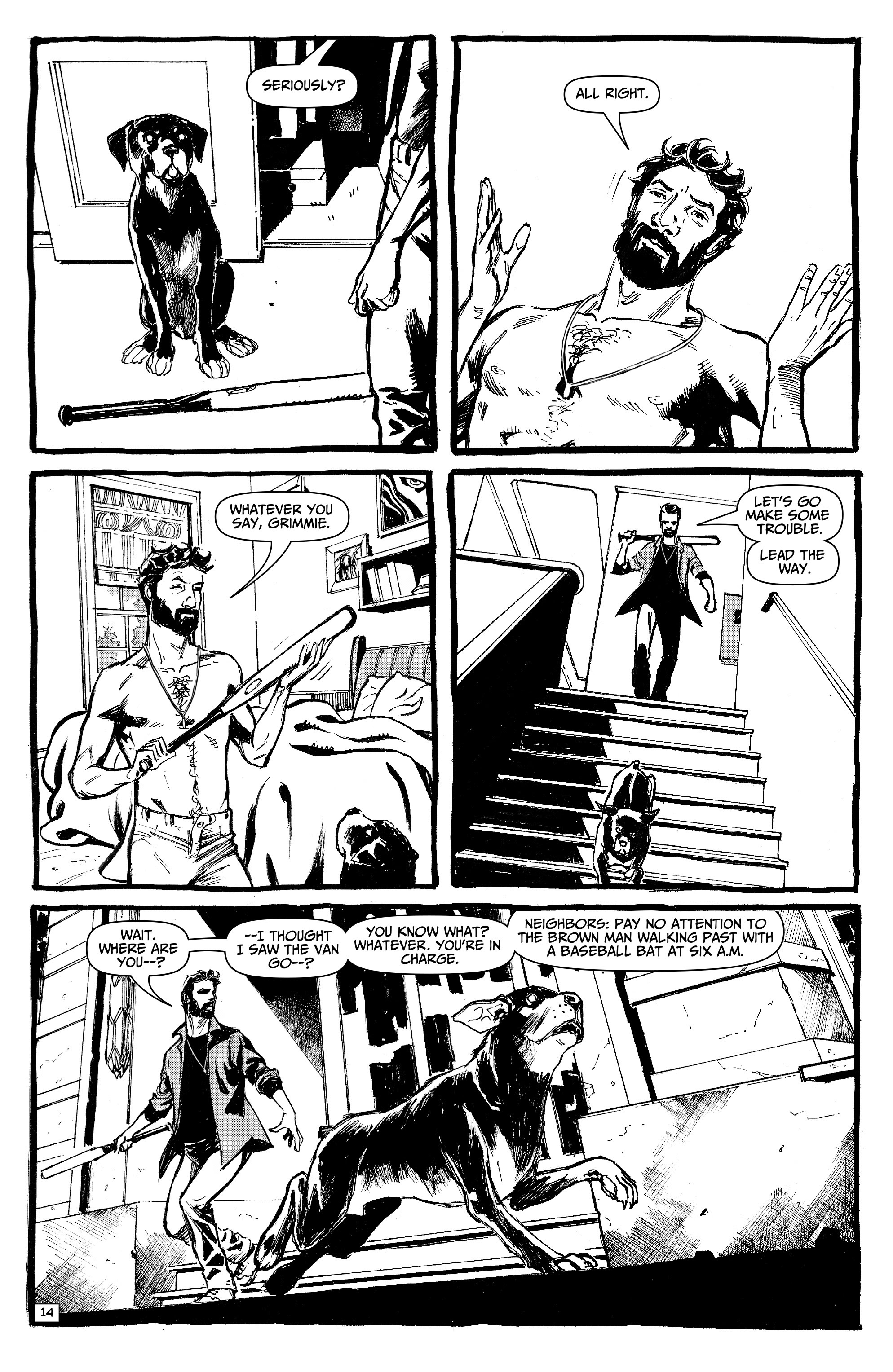 Read online Black's Myth comic -  Issue #4 - 16