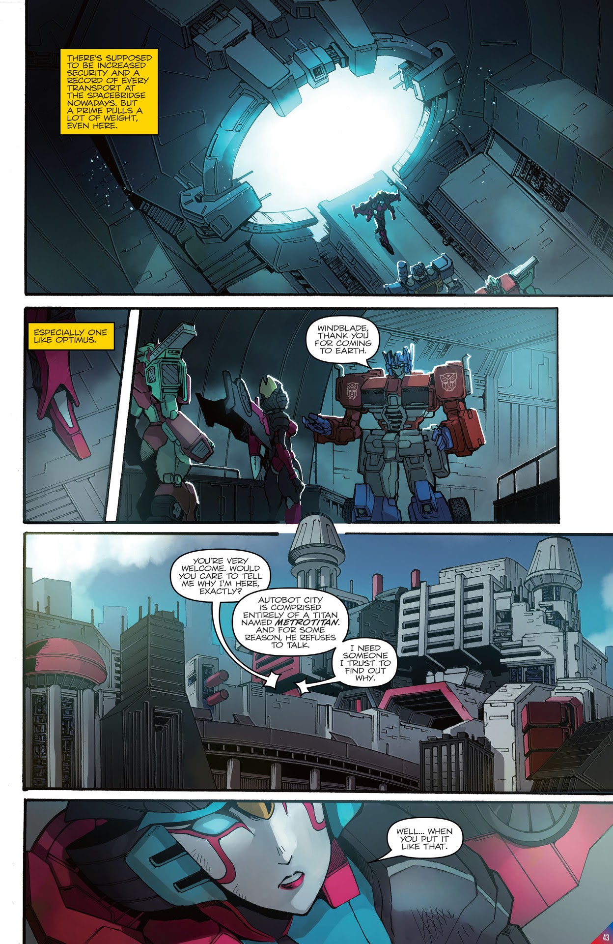 Read online Transformers: The IDW Collection Phase Three comic -  Issue # TPB 1 (Part 1) - 43