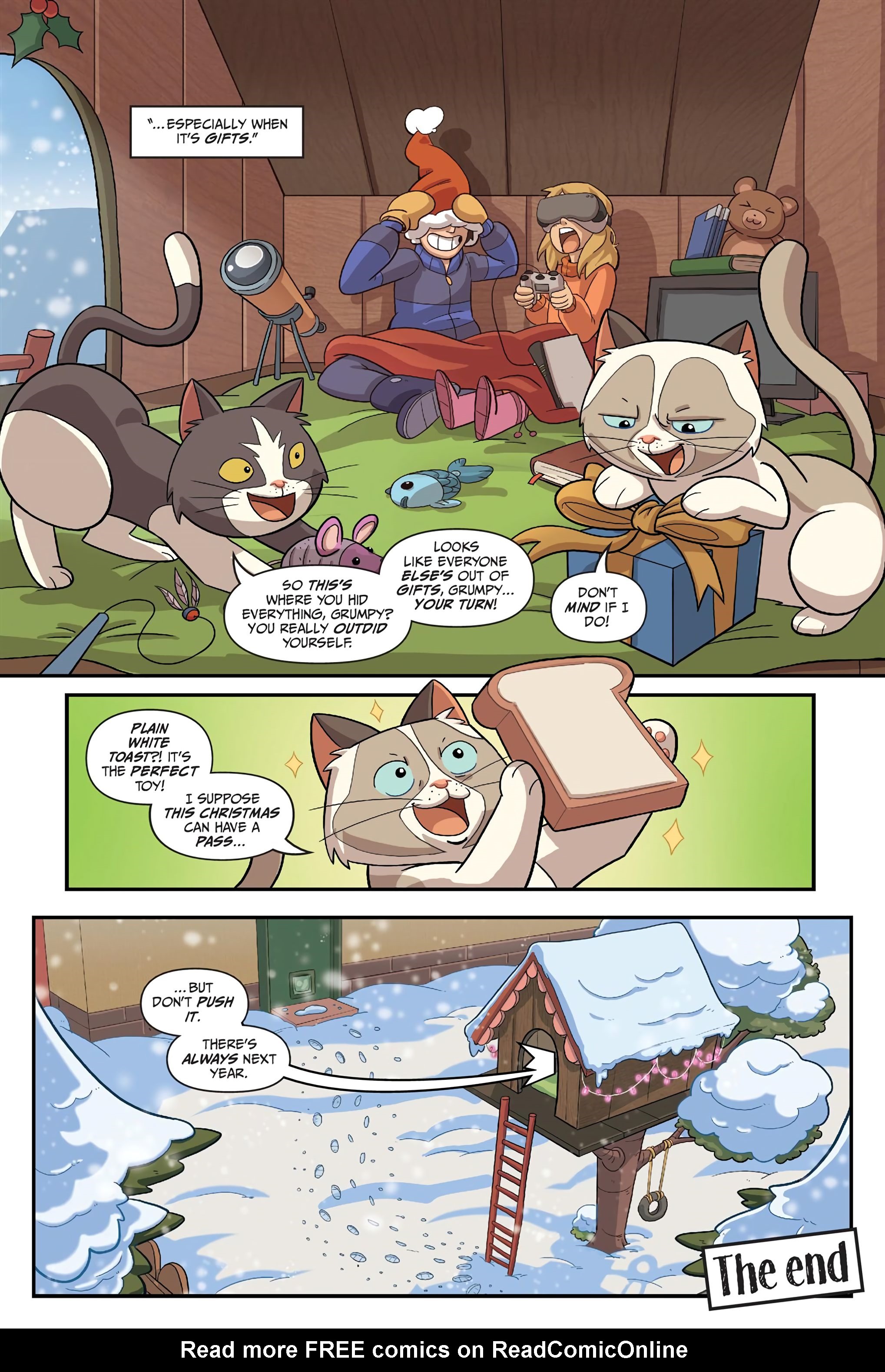 Read online Grumpy Cat: The Grumpus and Other Horrible Holiday Tales comic -  Issue # TPB - 41