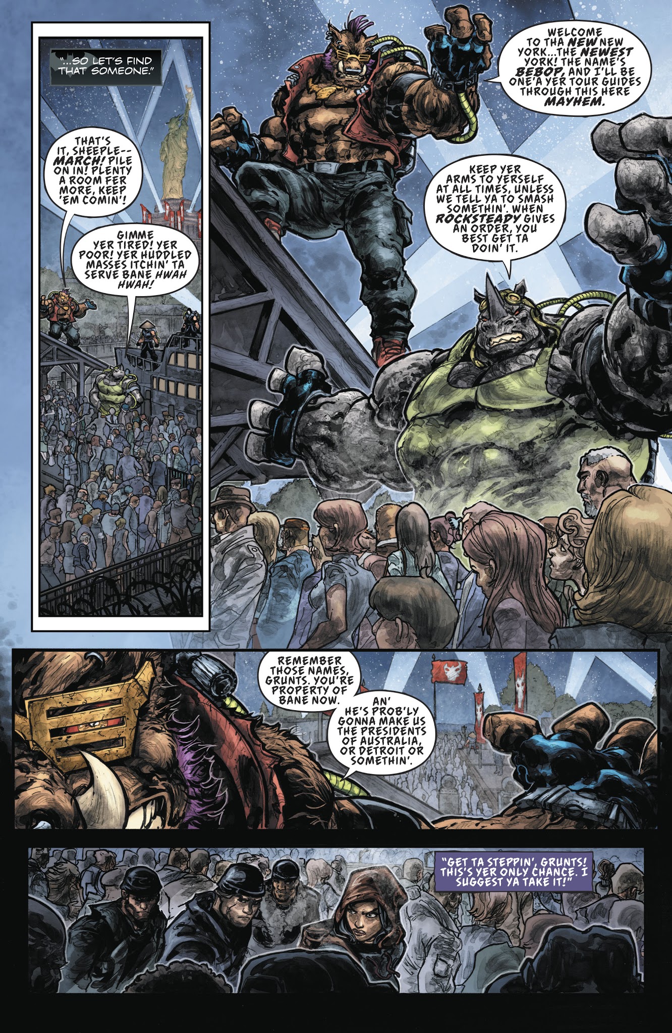 Read online Batman/Teenage Mutant Ninja Turtles II comic -  Issue #5 - 21