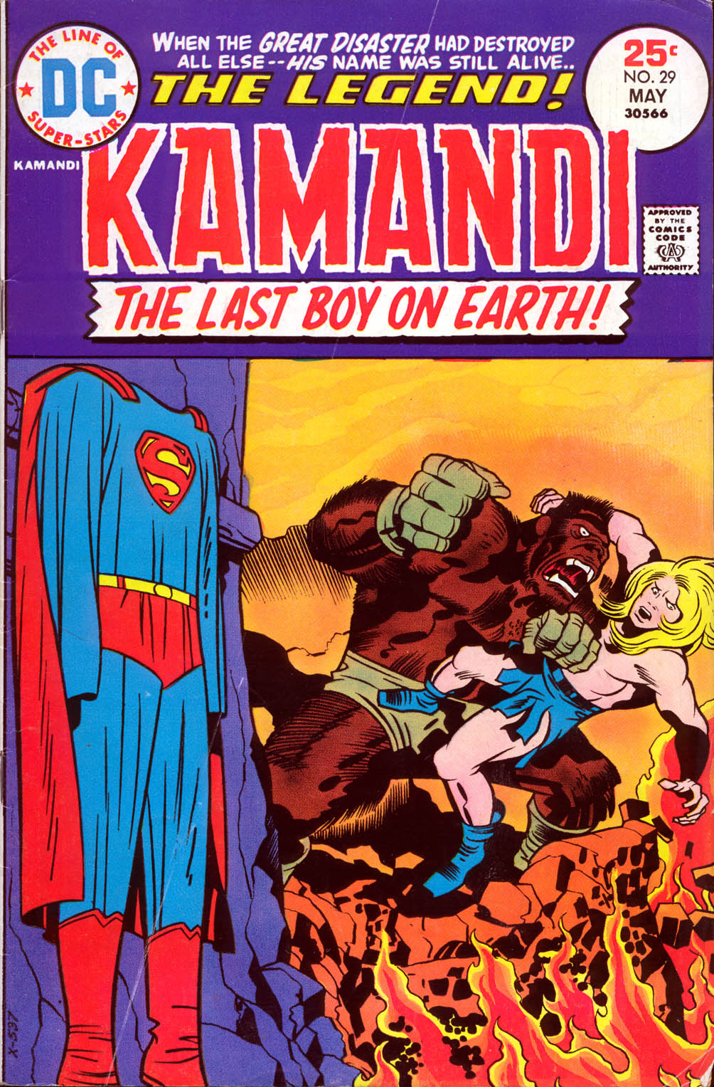 Read online Kamandi, The Last Boy On Earth comic -  Issue #29 - 1