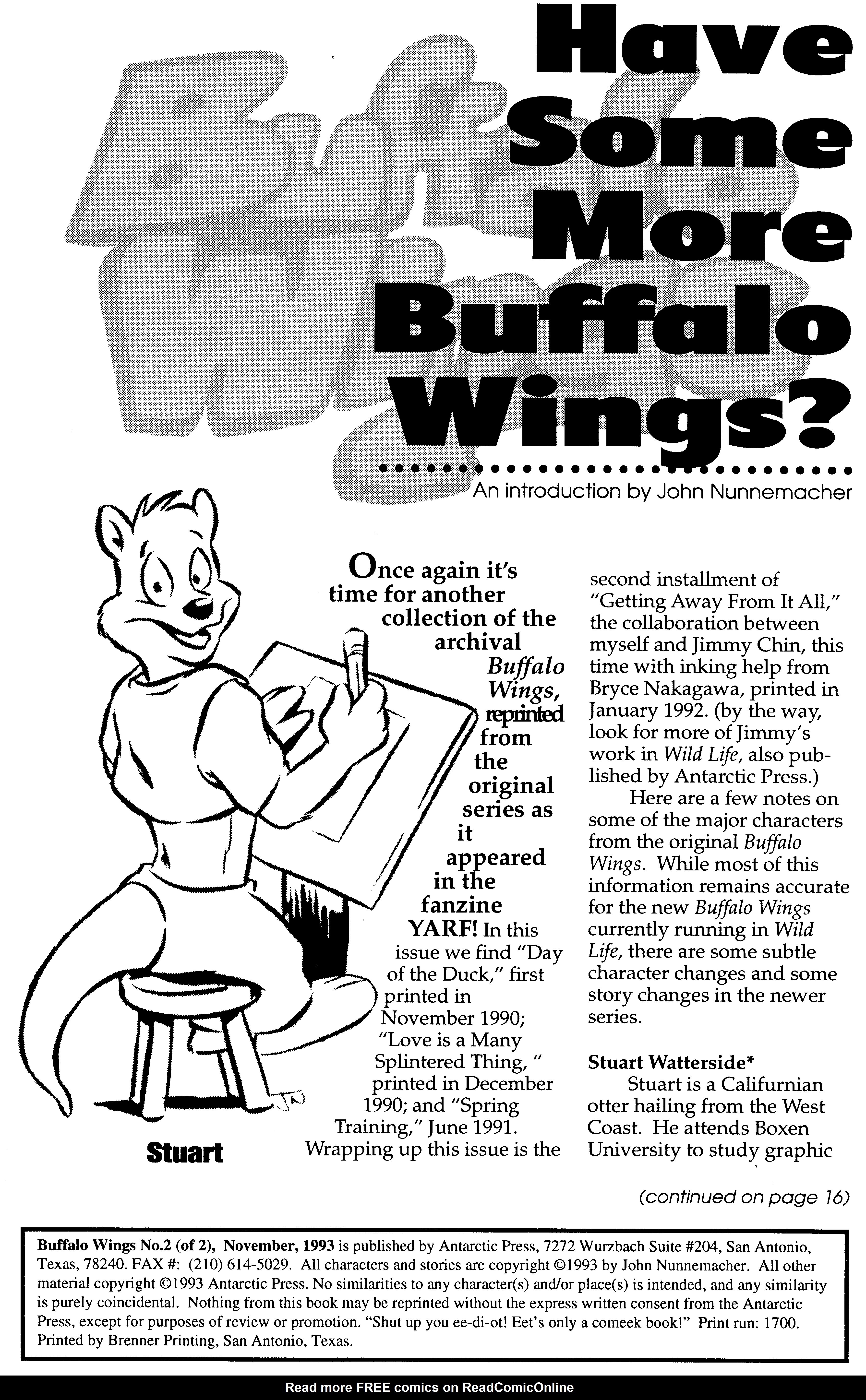 Read online Buffalo Wings comic -  Issue #2 - 3