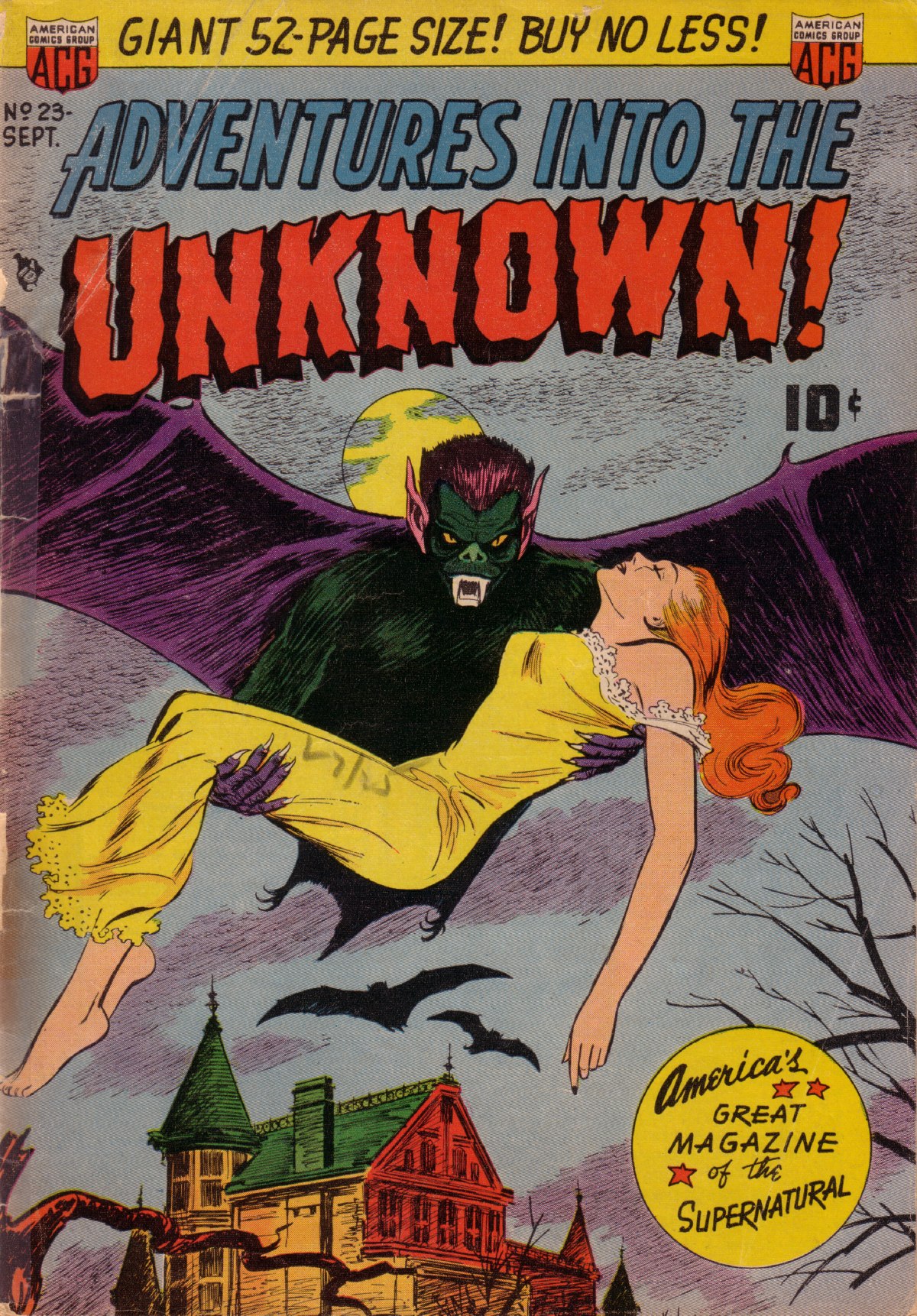 Read online Adventures Into The Unknown comic -  Issue #23 - 1