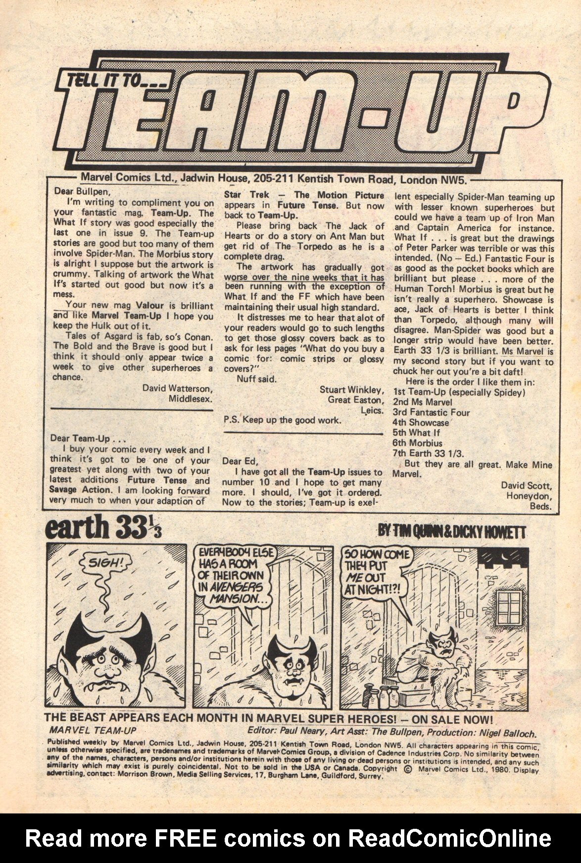 Read online Marvel Team-Up (1980) comic -  Issue #15 - 2
