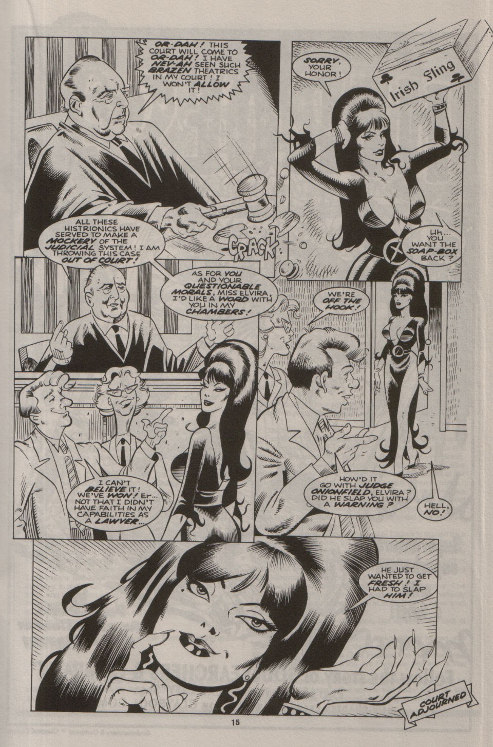 Read online Elvira, Mistress of the Dark comic -  Issue #19 - 16
