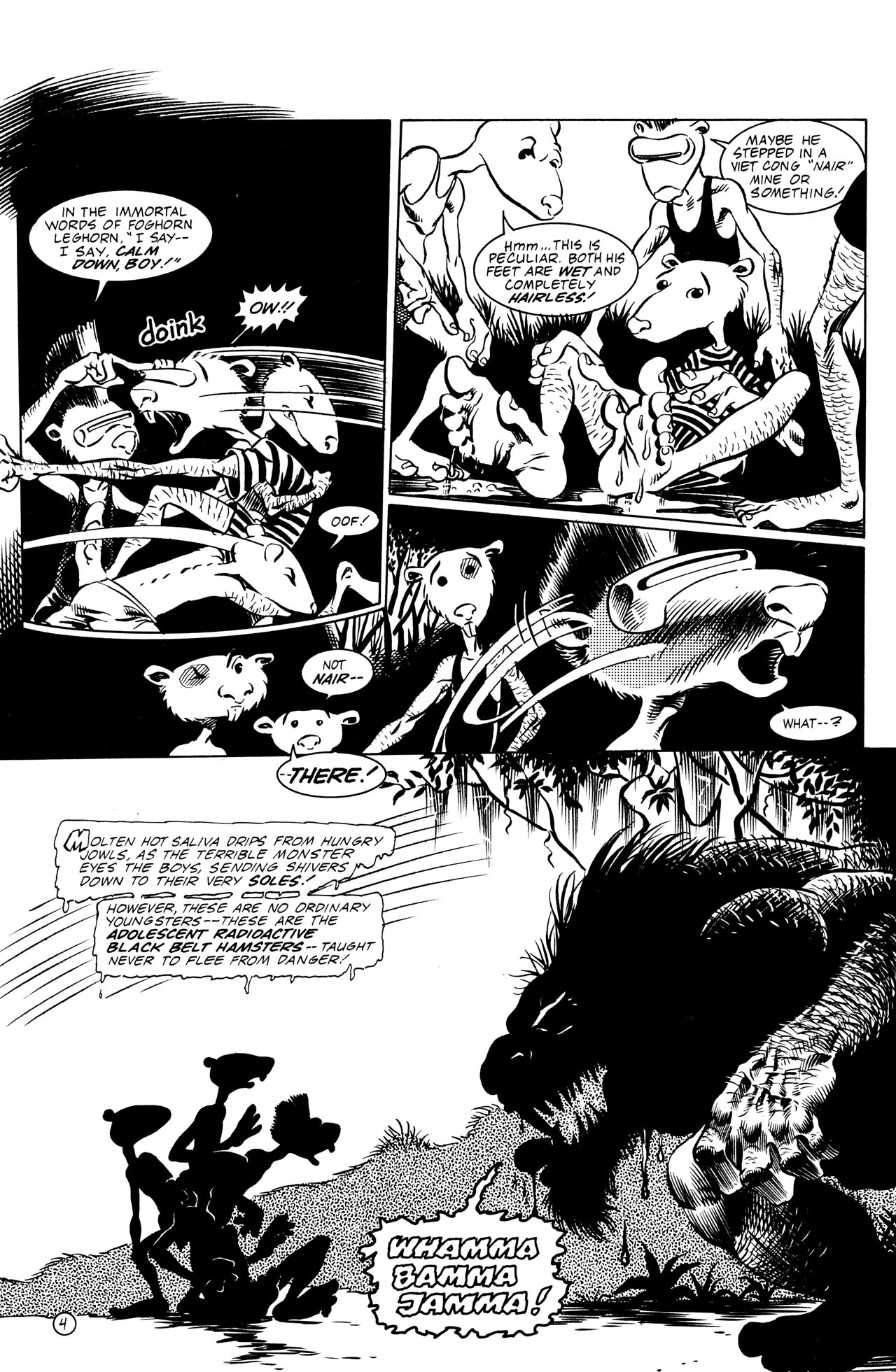 Read online Adolescent Radioactive Black Belt Hamsters comic -  Issue #7 - 6