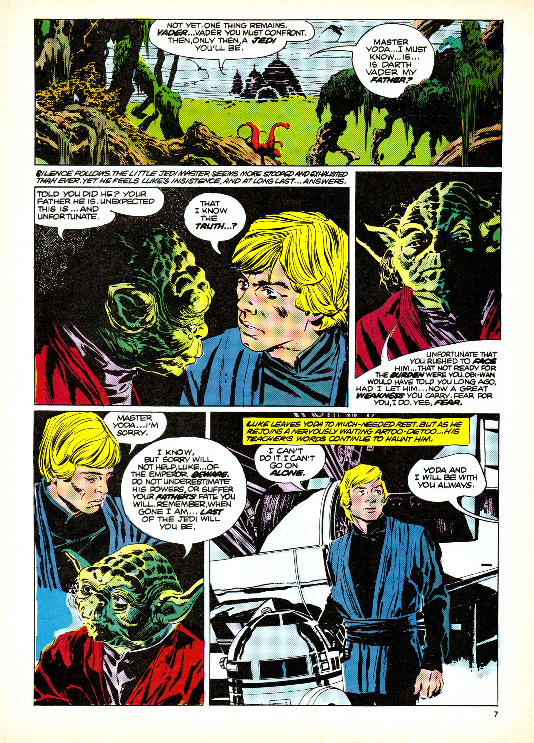 Read online Return of the Jedi comic -  Issue #152 - 7