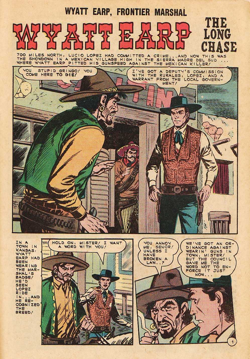 Read online Wyatt Earp Frontier Marshal comic -  Issue #58 - 25
