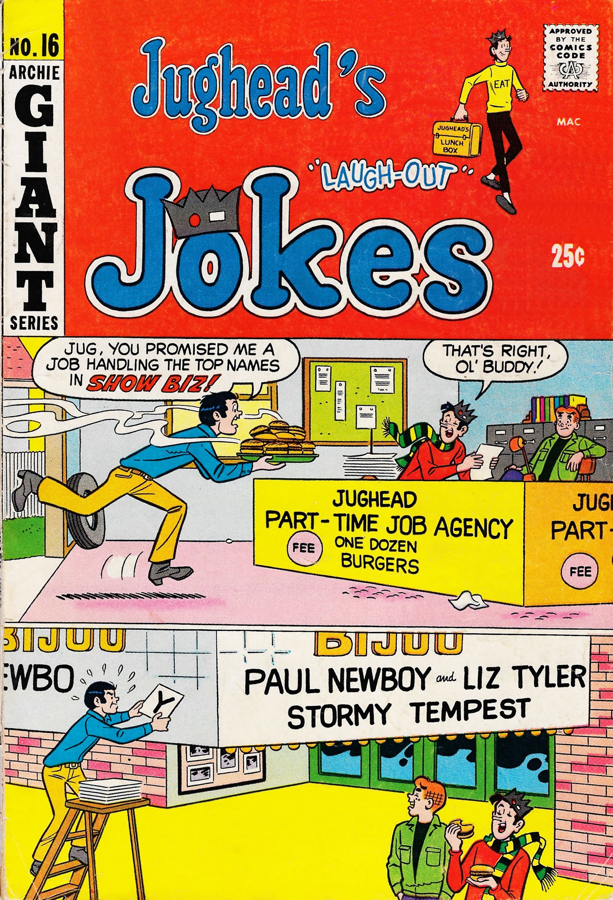 Read online Jughead's Jokes comic -  Issue #16 - 1