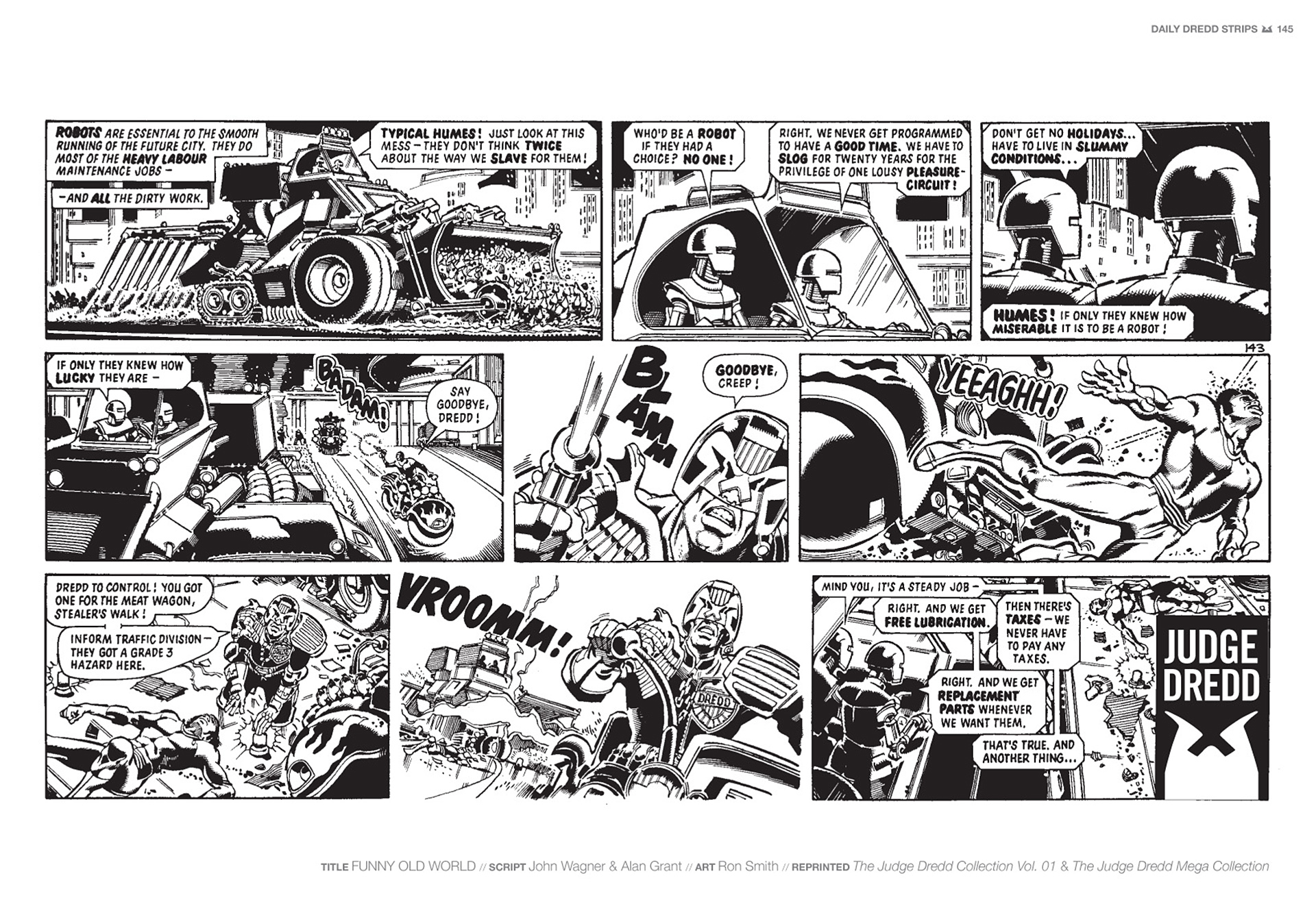 Read online Judge Dredd: The Daily Dredds comic -  Issue # TPB 1 - 148