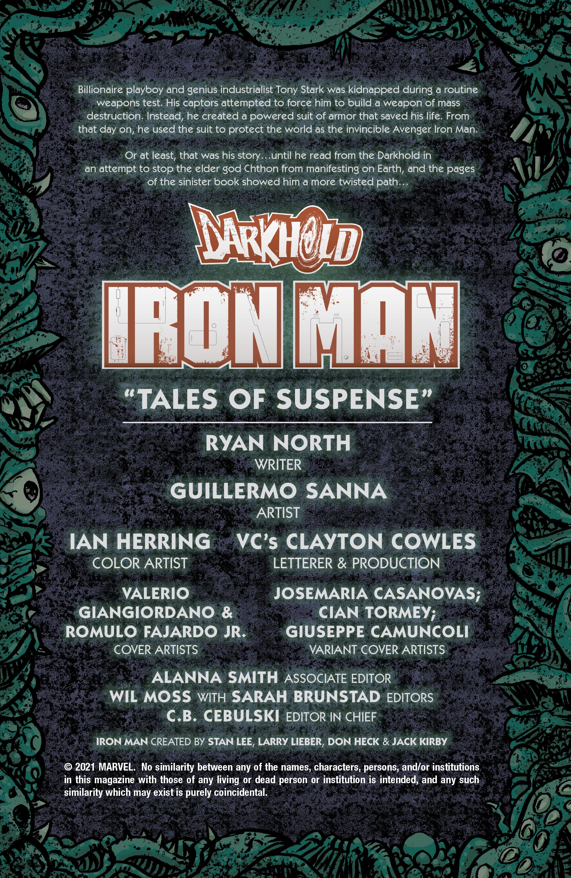 Read online The Darkhold comic -  Issue # Iron Man - 2
