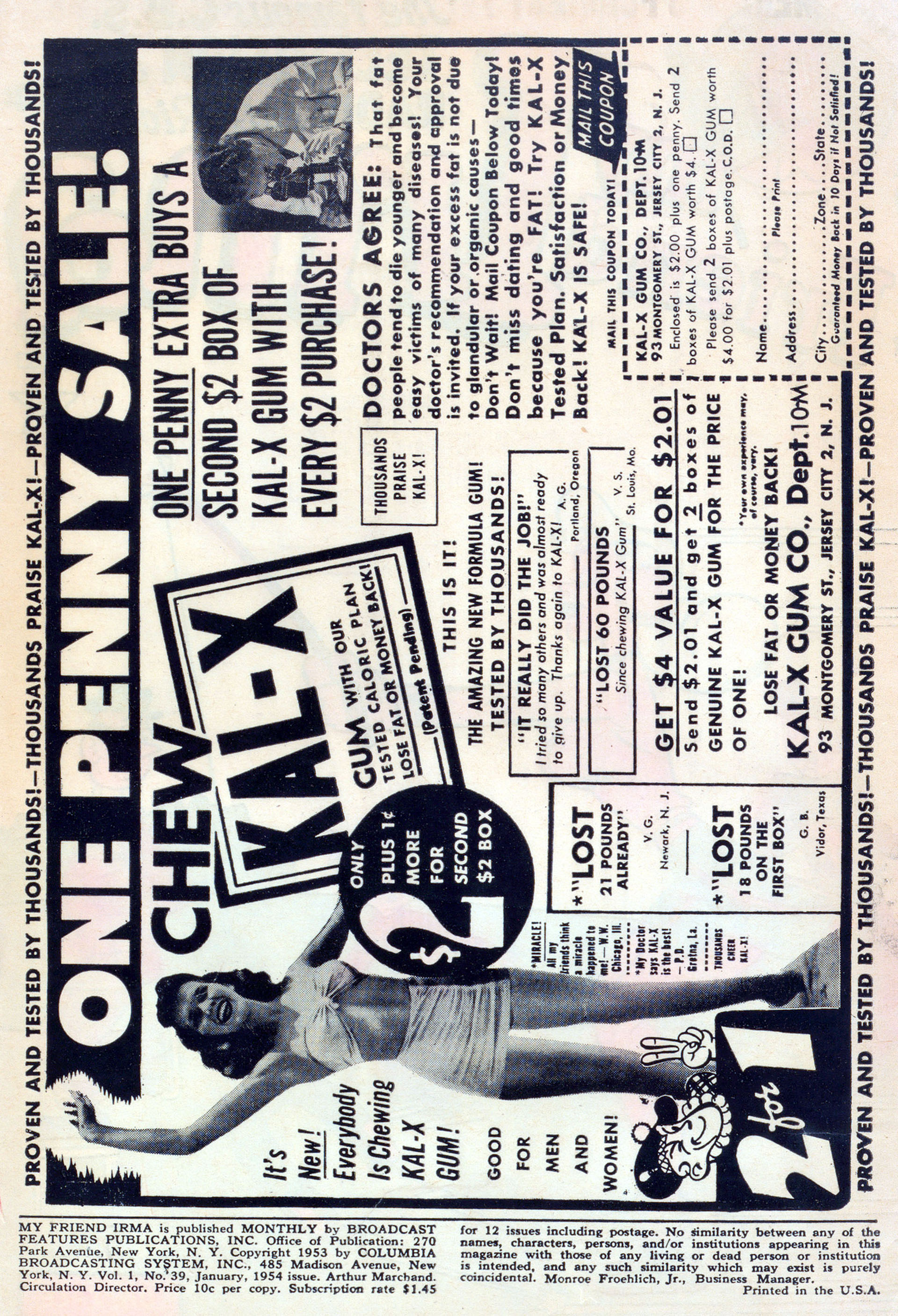 Read online My Friend Irma comic -  Issue #39 - 2