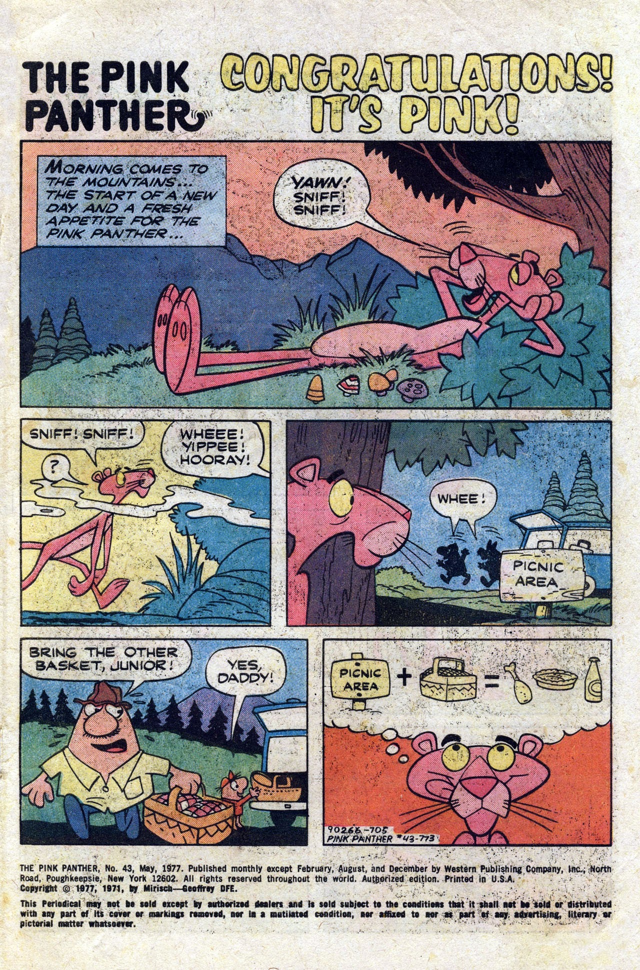 Read online The Pink Panther (1971) comic -  Issue #43 - 2