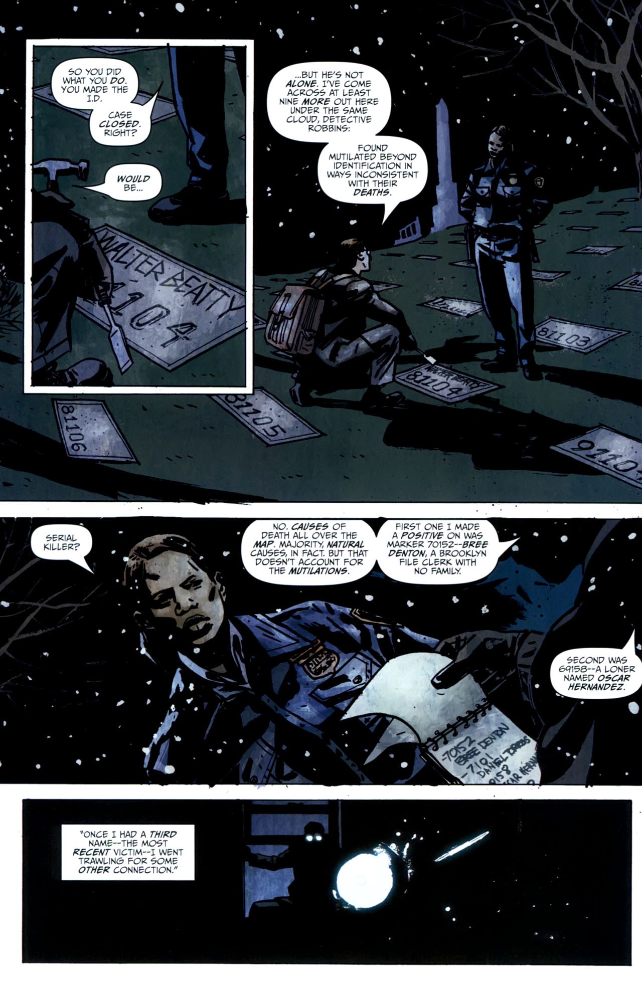 Read online Potter's Field: Stone Cold comic -  Issue # Full - 4