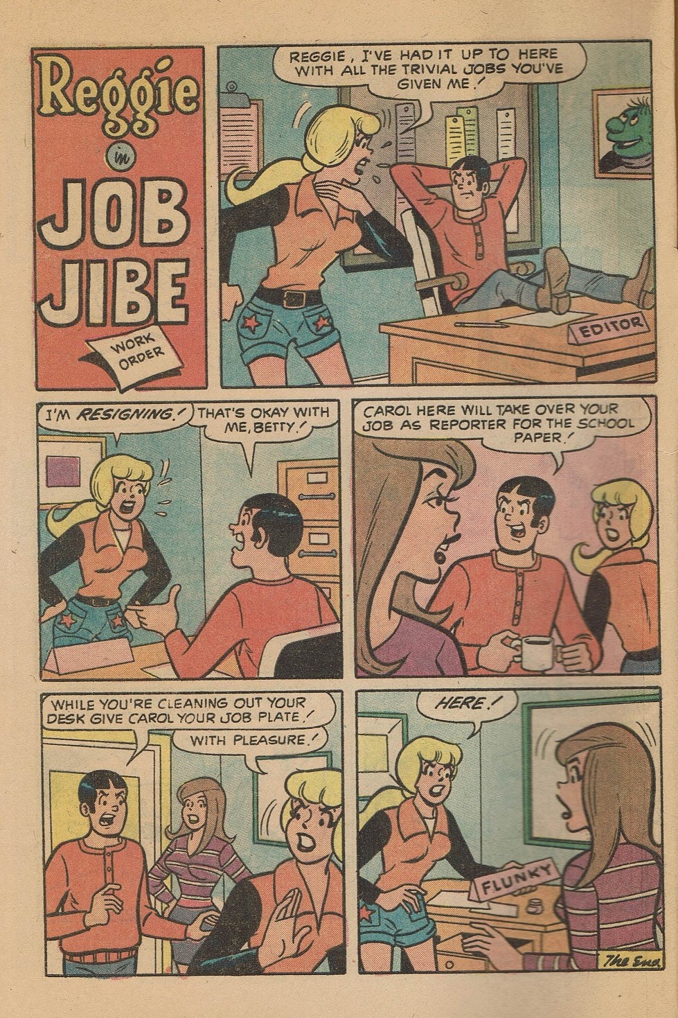 Read online Reggie's Wise Guy Jokes comic -  Issue #23 - 4