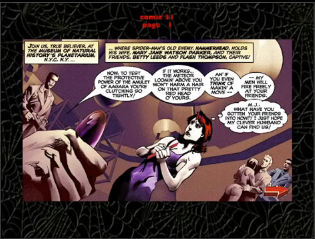 Read online Stan Lee Presents Spider-Man Cybercomic comic -  Issue #31 - 2
