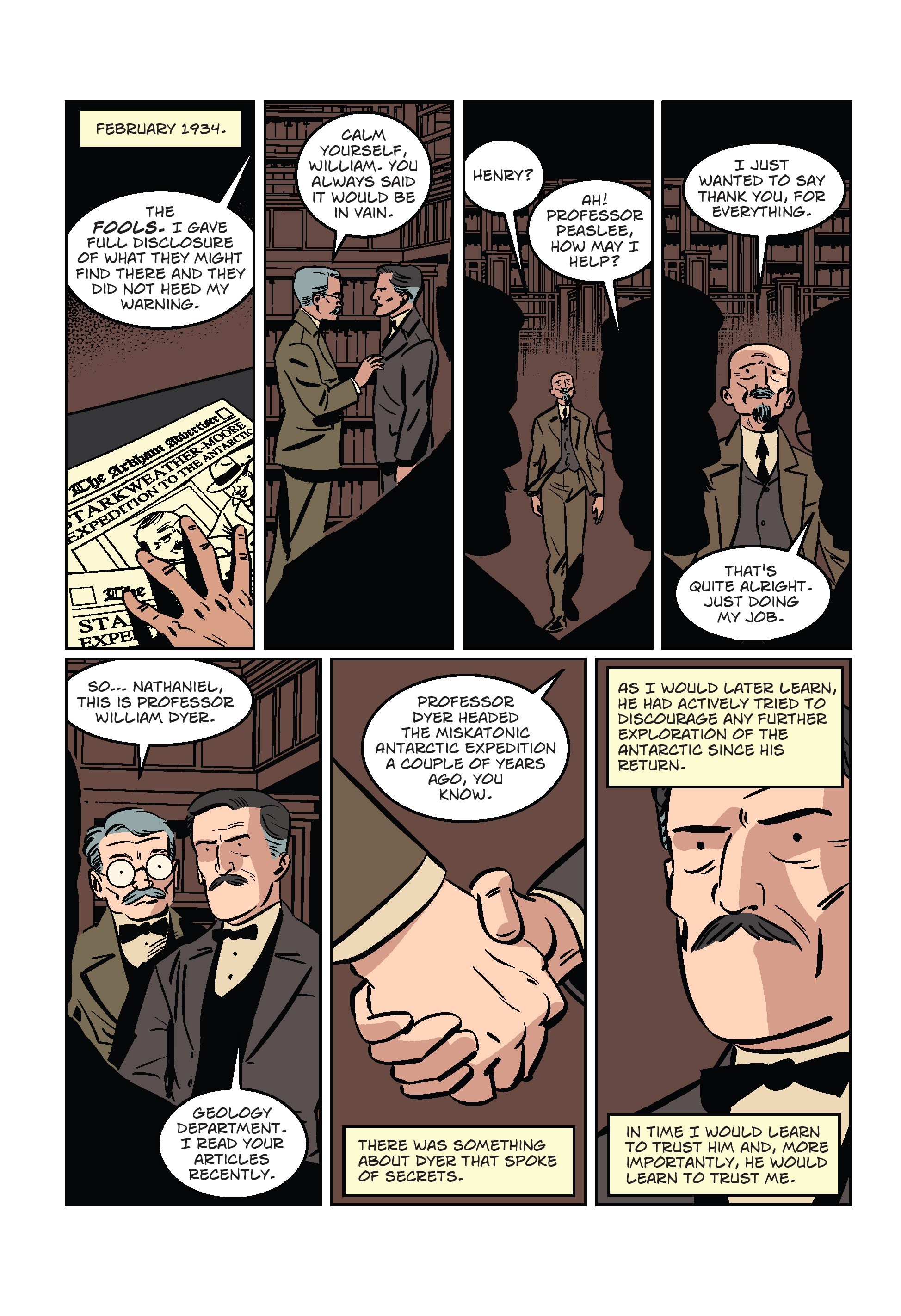 Read online H.P. Lovecraft The Shadow Out of Time comic -  Issue # TPB - 56