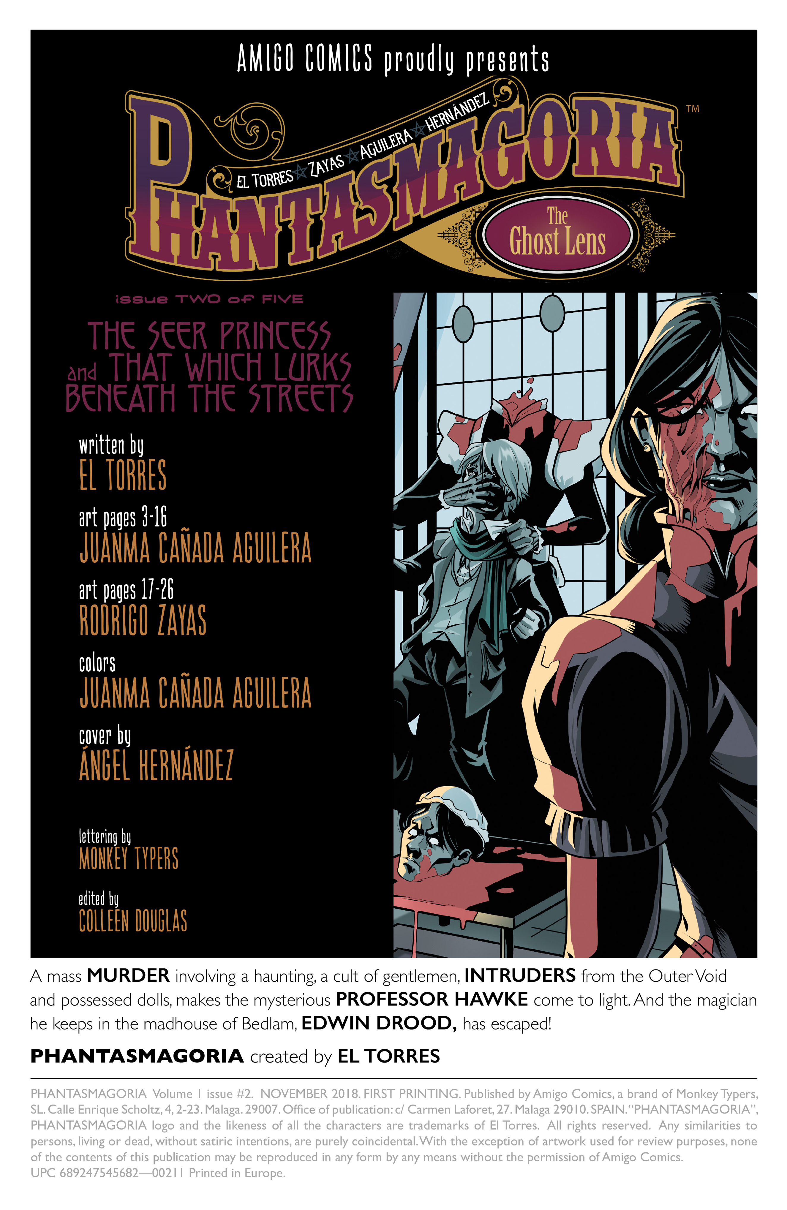 Read online Phantasmagoria comic -  Issue #2 - 2