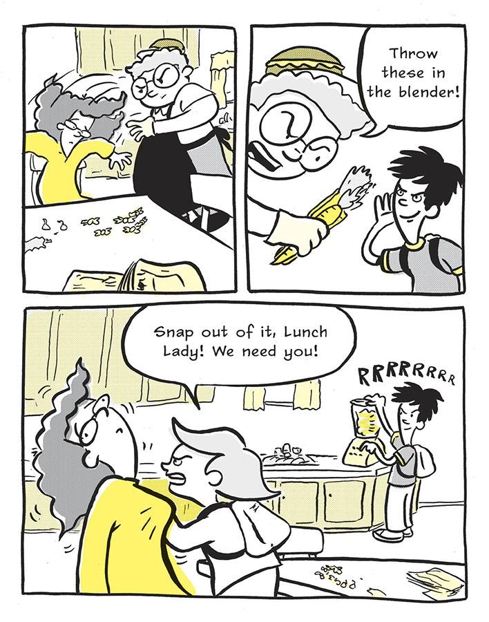 Read online Lunch Lady and the Schoolwide Scuffle comic -  Issue # TPB - 22