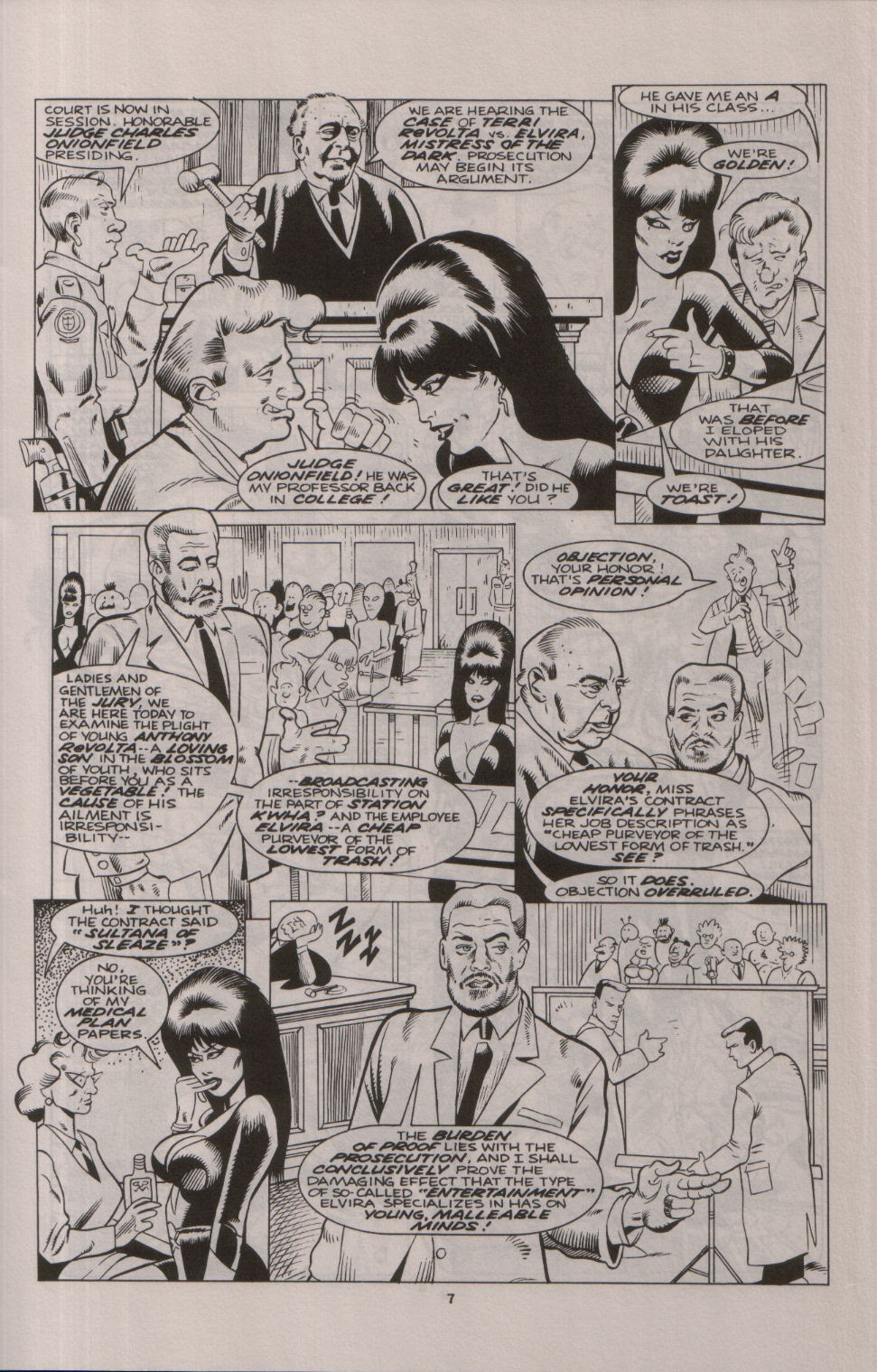 Read online Elvira, Mistress of the Dark comic -  Issue #19 - 8