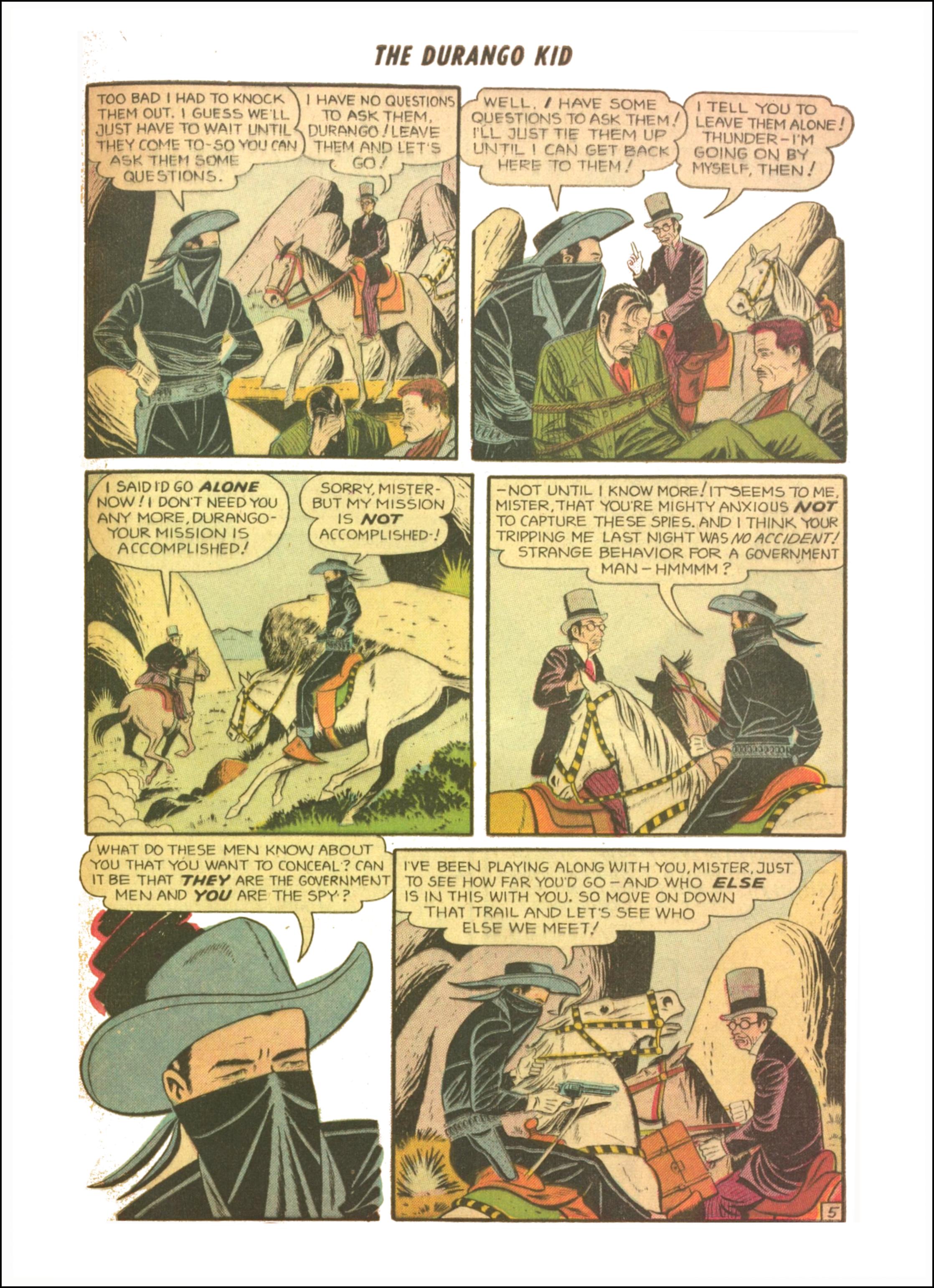 Read online Charles Starrett as The Durango Kid comic -  Issue #26 - 31