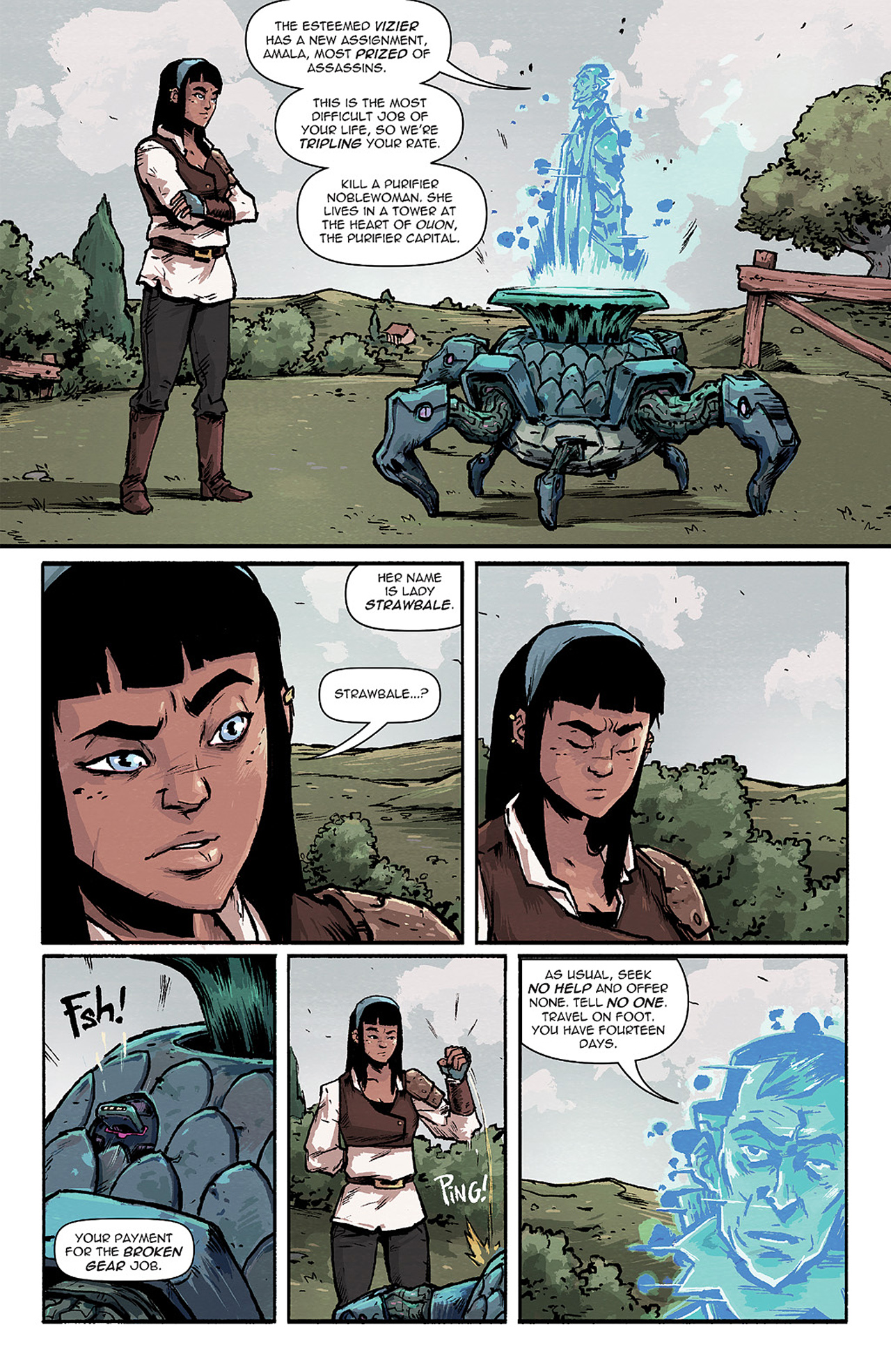 Read online Amala's Blade comic -  Issue #1 - 19