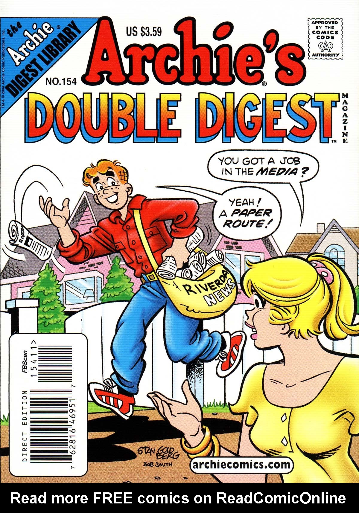 Read online Archie's Double Digest Magazine comic -  Issue #154 - 1