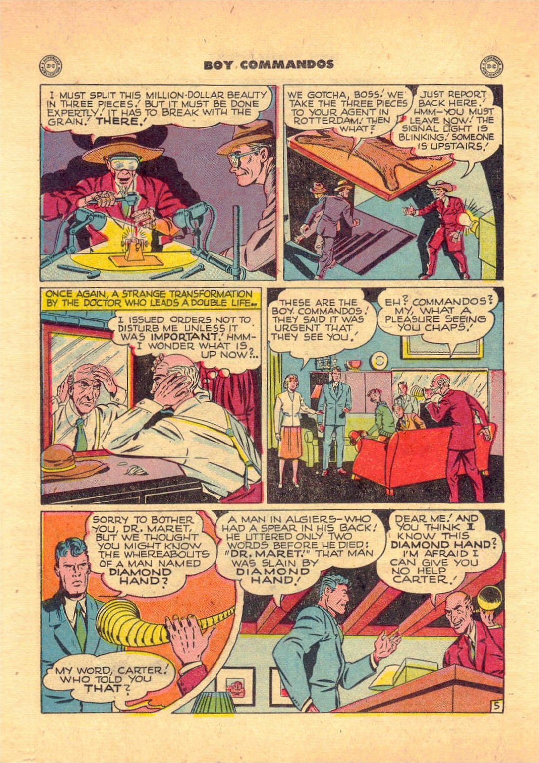 Read online Boy Commandos comic -  Issue #27 - 20