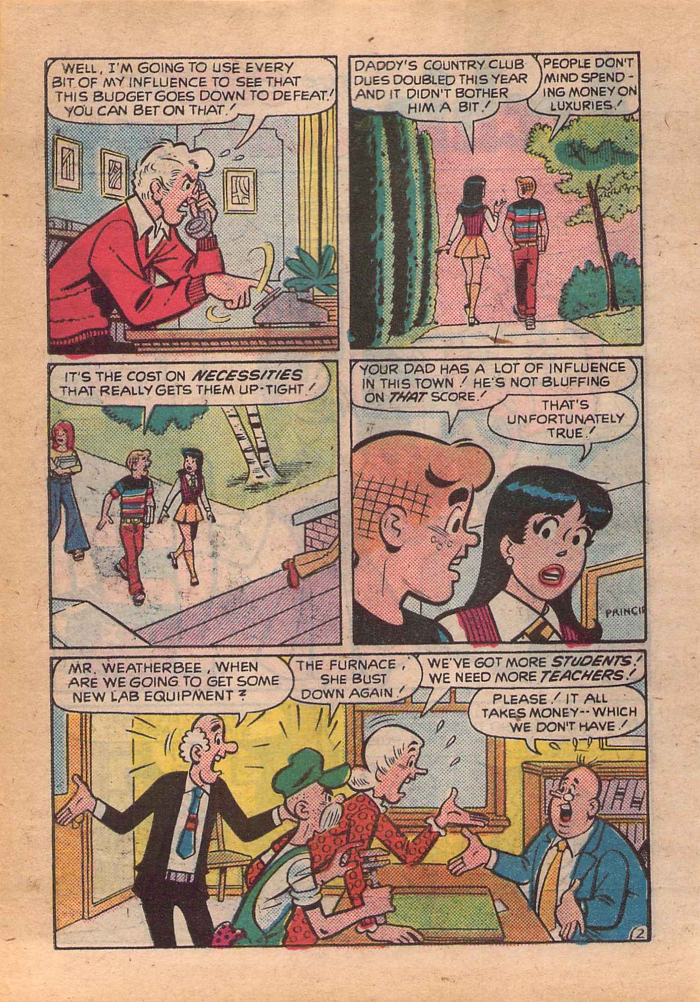 Read online Archie's Double Digest Magazine comic -  Issue #34 - 214