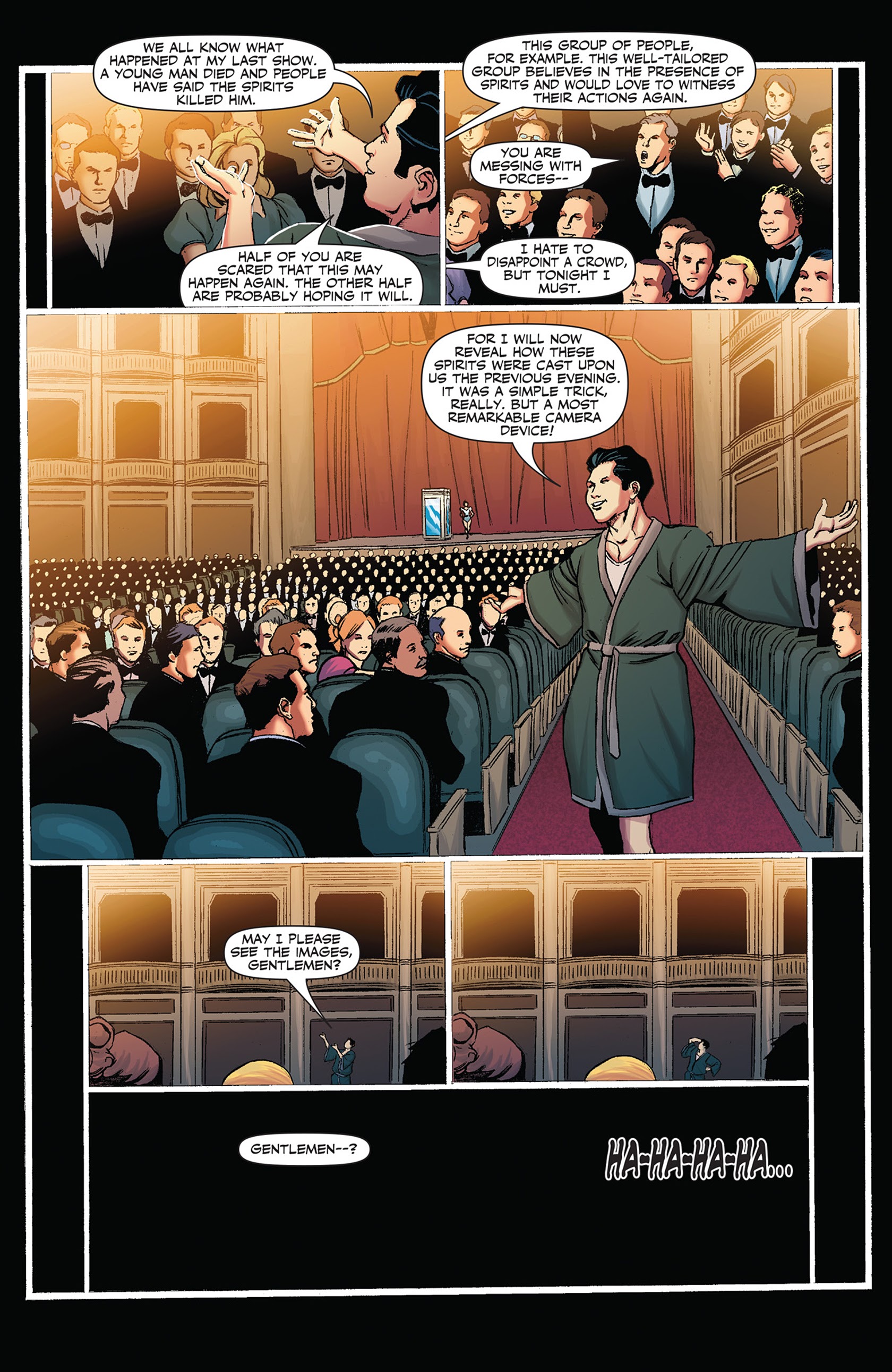 Read online Sherlock Holmes vs. Harry Houdini comic -  Issue #3 - 12