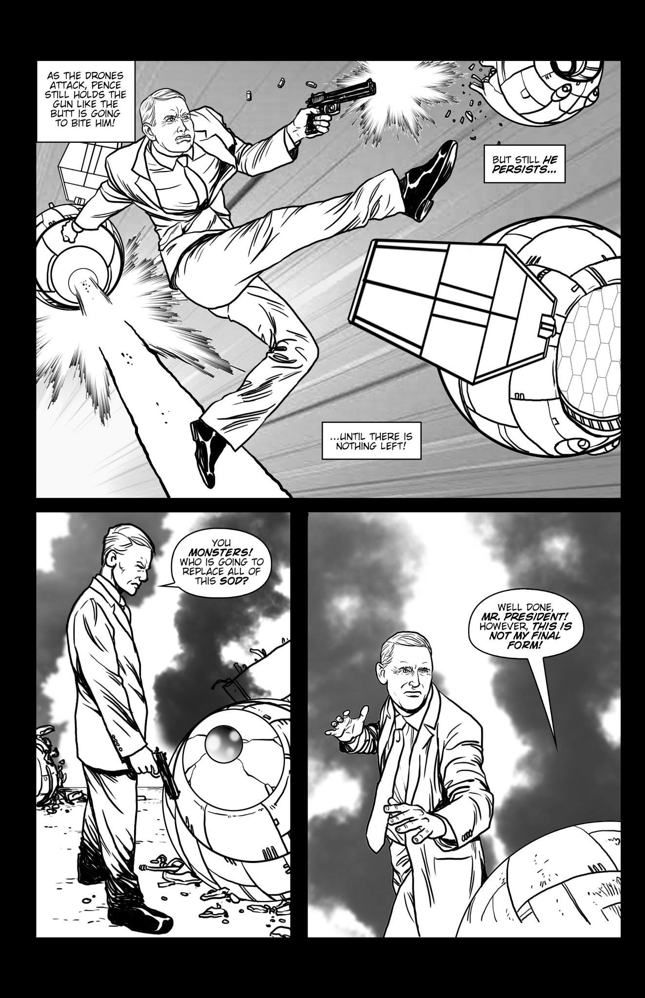 Read online President Pence comic -  Issue # Full - 9