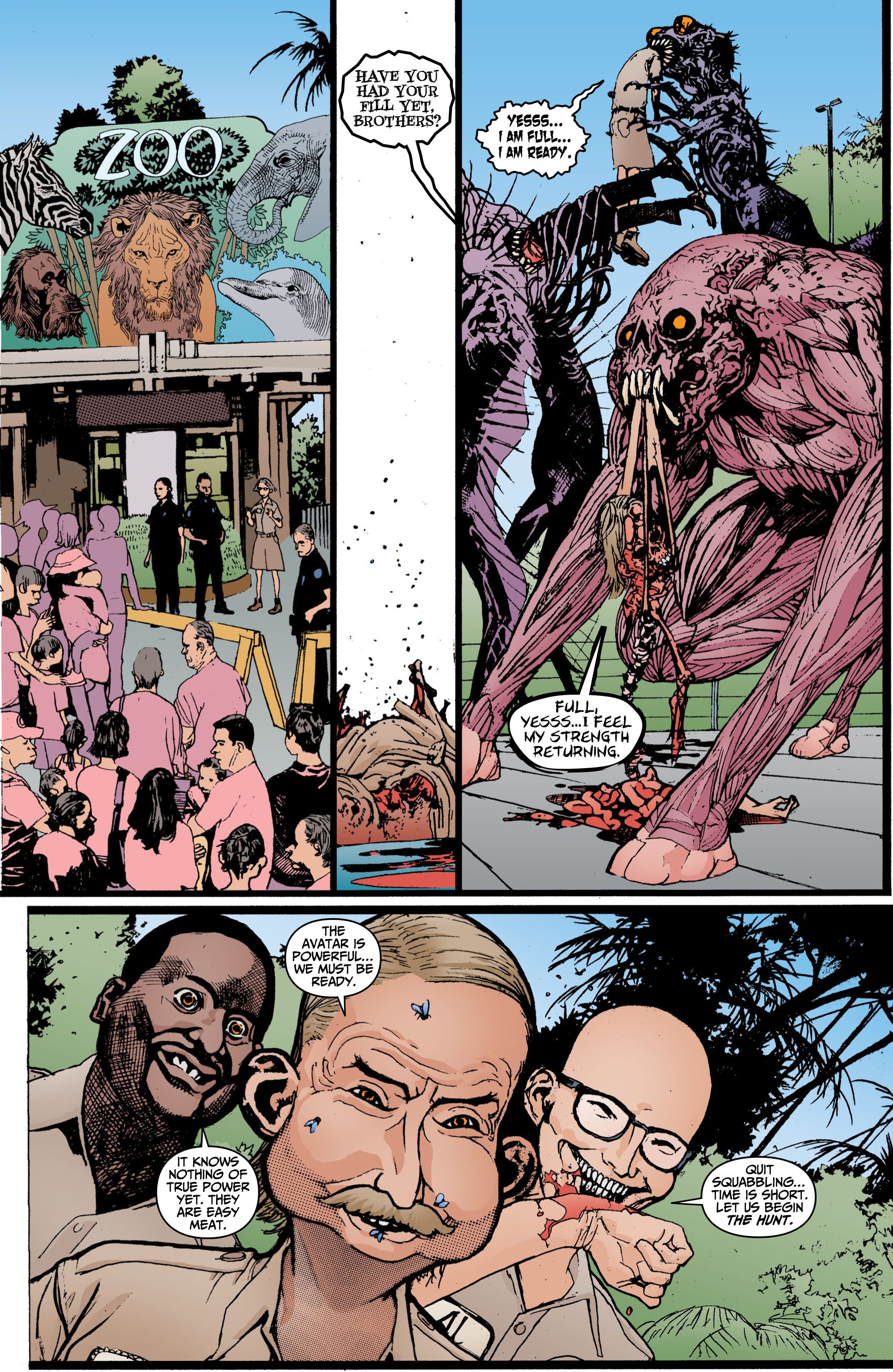 Read online Animal Man: The Hunt comic -  Issue # TPB - 46