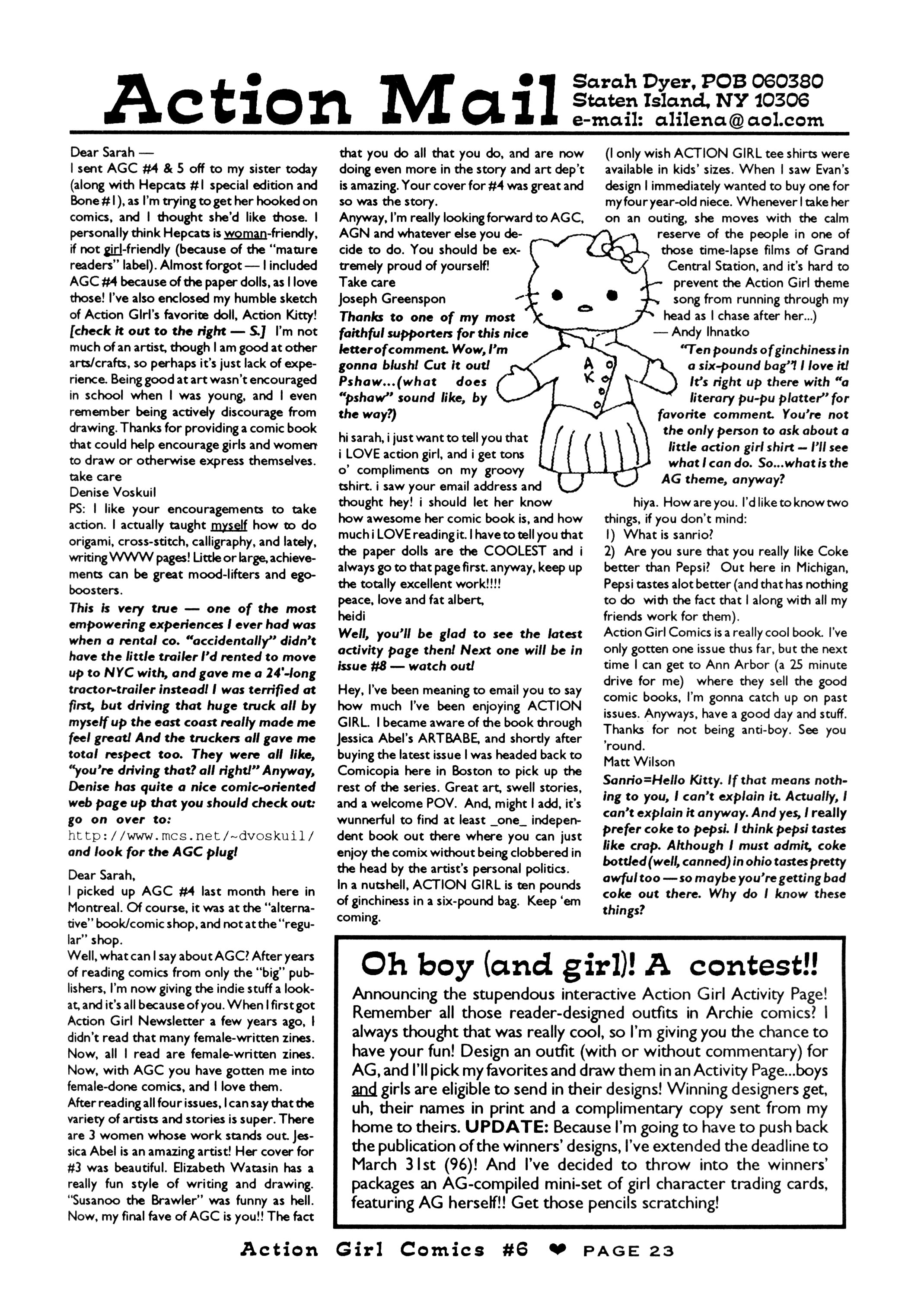 Read online Action Girl Comics comic -  Issue #6 - 25