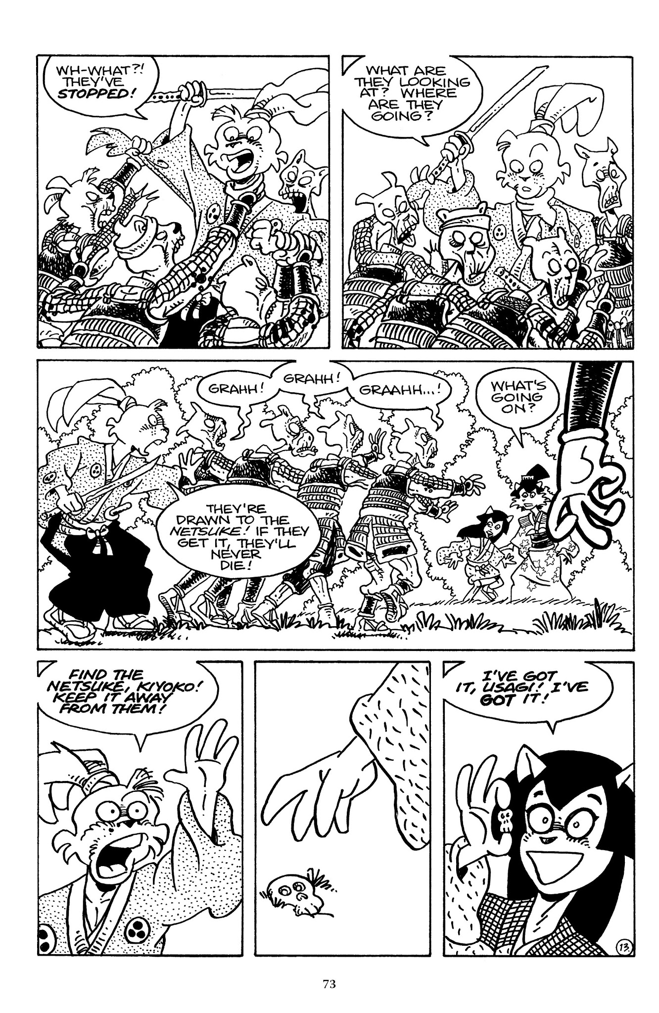 Read online The Usagi Yojimbo Saga comic -  Issue # TPB 7 - 71