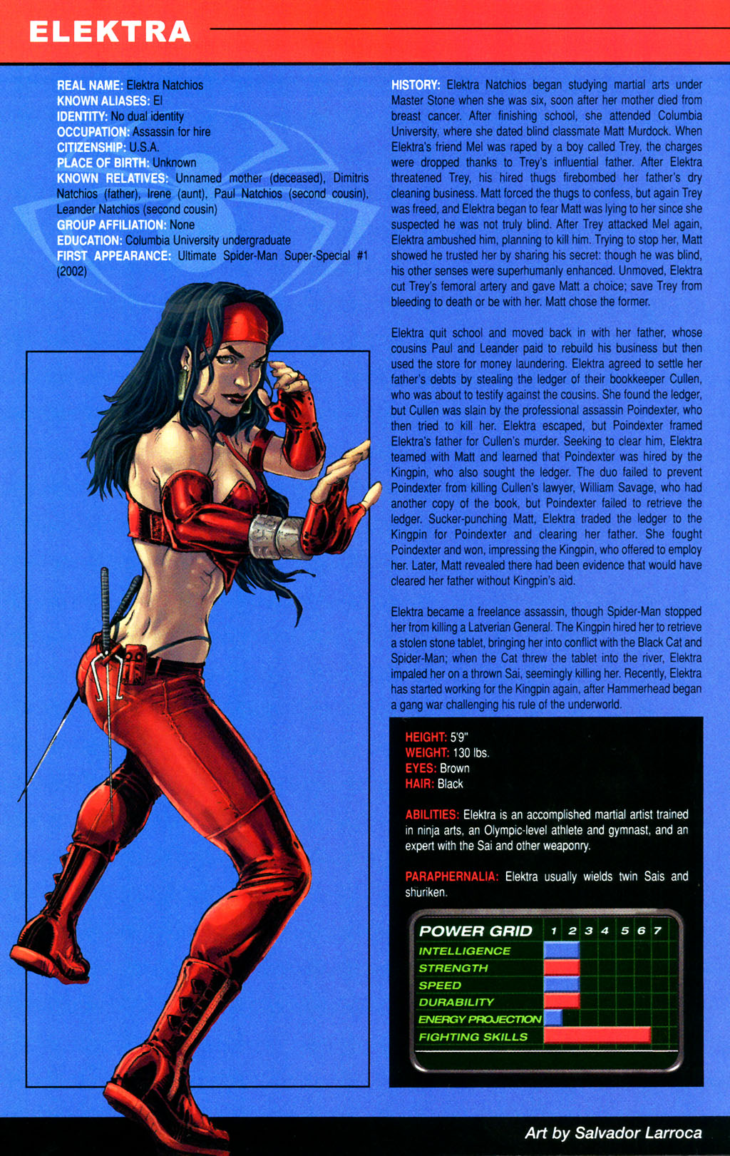 Read online Official Handbook of the Ultimate Marvel Universe 2005: The Fantastic Four & Spider-Man comic -  Issue # Full - 10