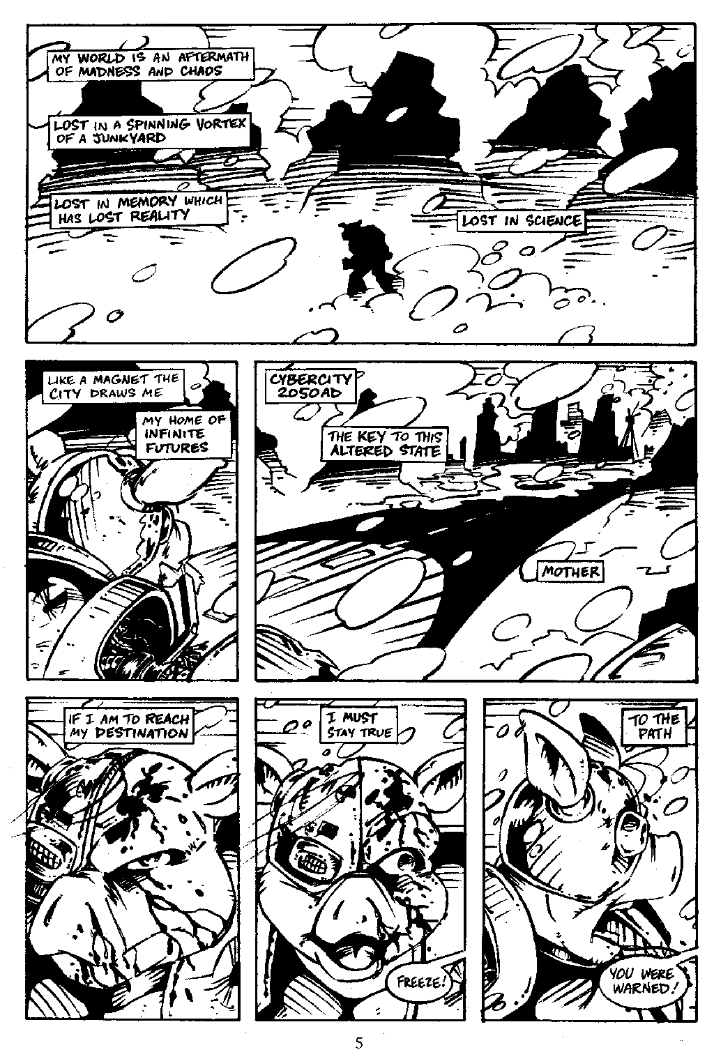 Read online Cyberswine comic -  Issue #0 - 5