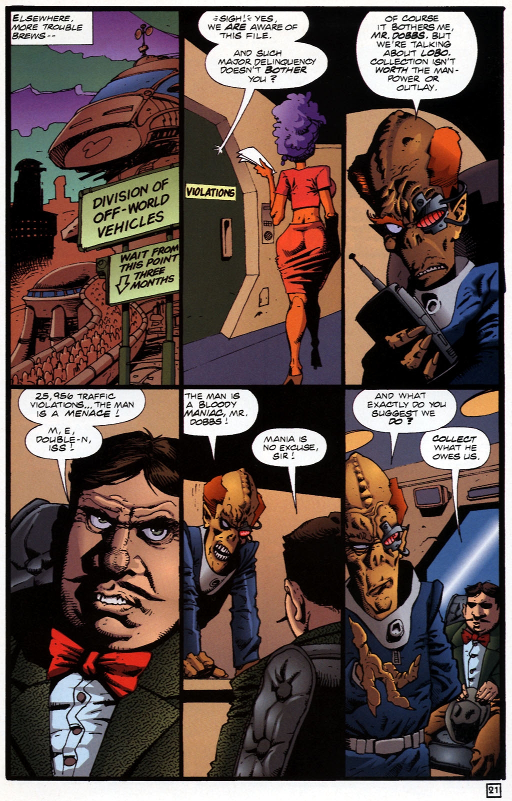 Read online Lobo: Death and Taxes comic -  Issue #2 - 22